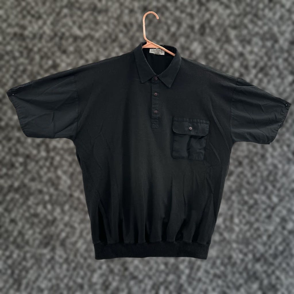 Vintage VINTAGE Alexxus Polo Shirt Men XL Black Short Sleeve 90s Sports ...