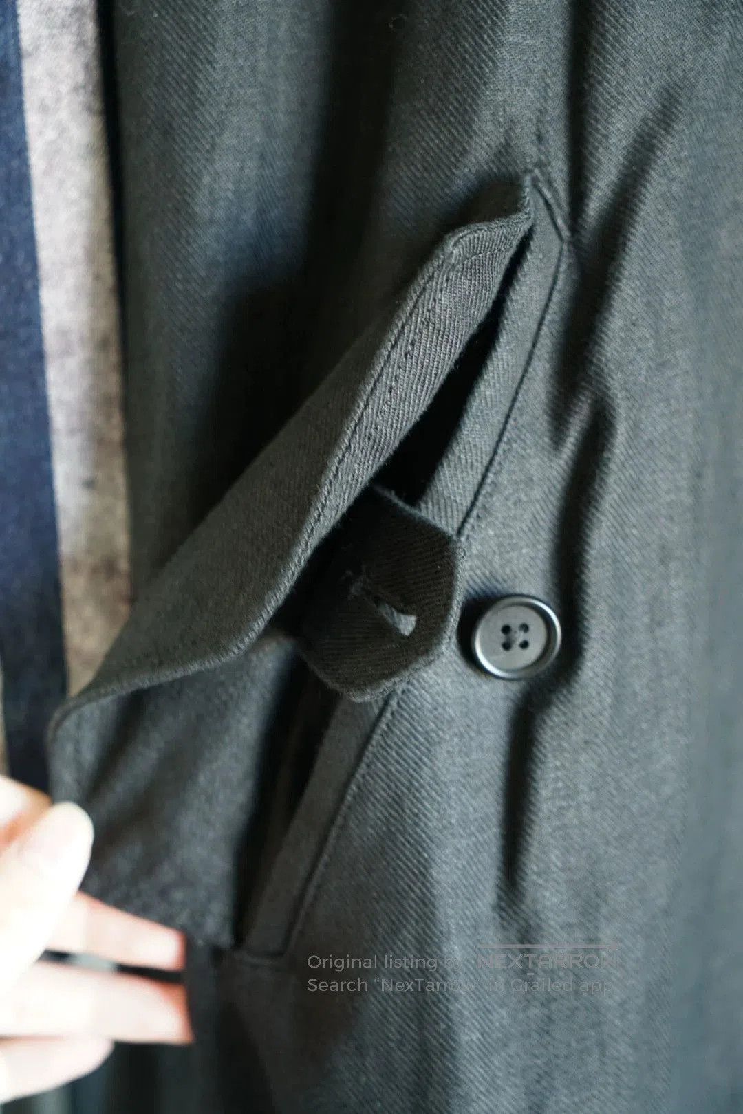 Yohji Yamamoto Yohji Yamamoto Striped Sleeve Linen Coat. Size US M / EU 48-50 / 2 - 4 Thumbnail