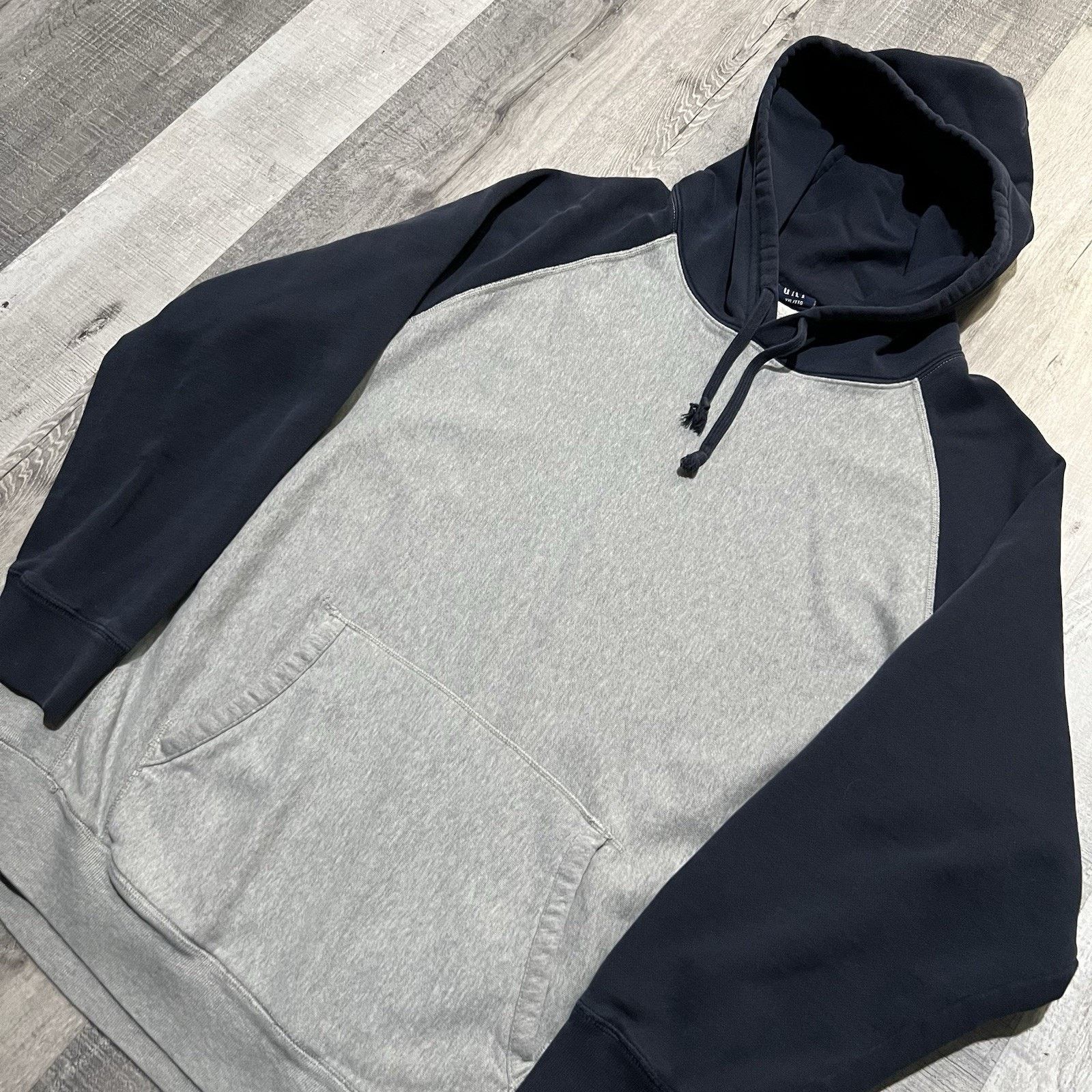 Gap VTG Gap Two Tone Heavy Cotton Hoodie Black Pull Over Y2K 2XL Size US XXL / EU 58 / 5 - 3 Thumbnail