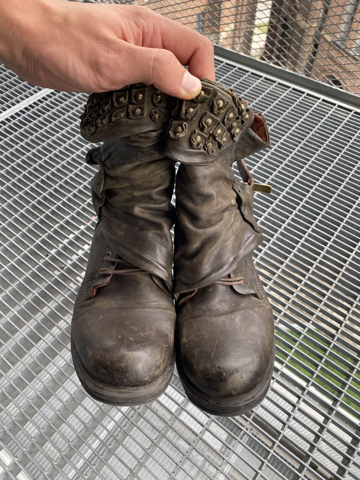 A.S.98 A.S.98 Vintage Leather Avant-garde Boots Size US 7 / IT 37 - 7 Thumbnail