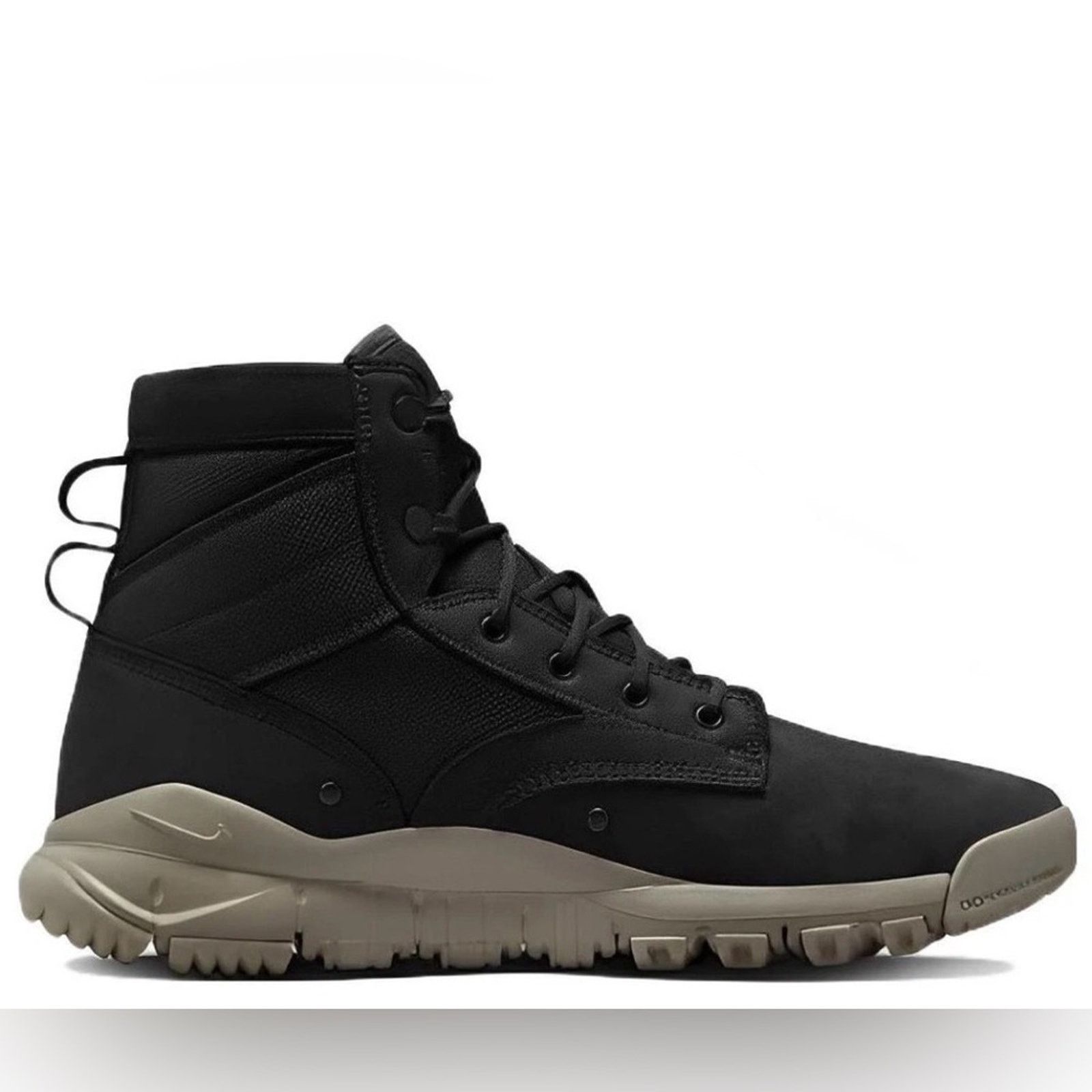 Nike NIKE Sfb 6' Leather Black Light Taupe HIGH TOP SNEAKER BOOT Size US 7.5 / EU 40-41 - 4 Thumbnail