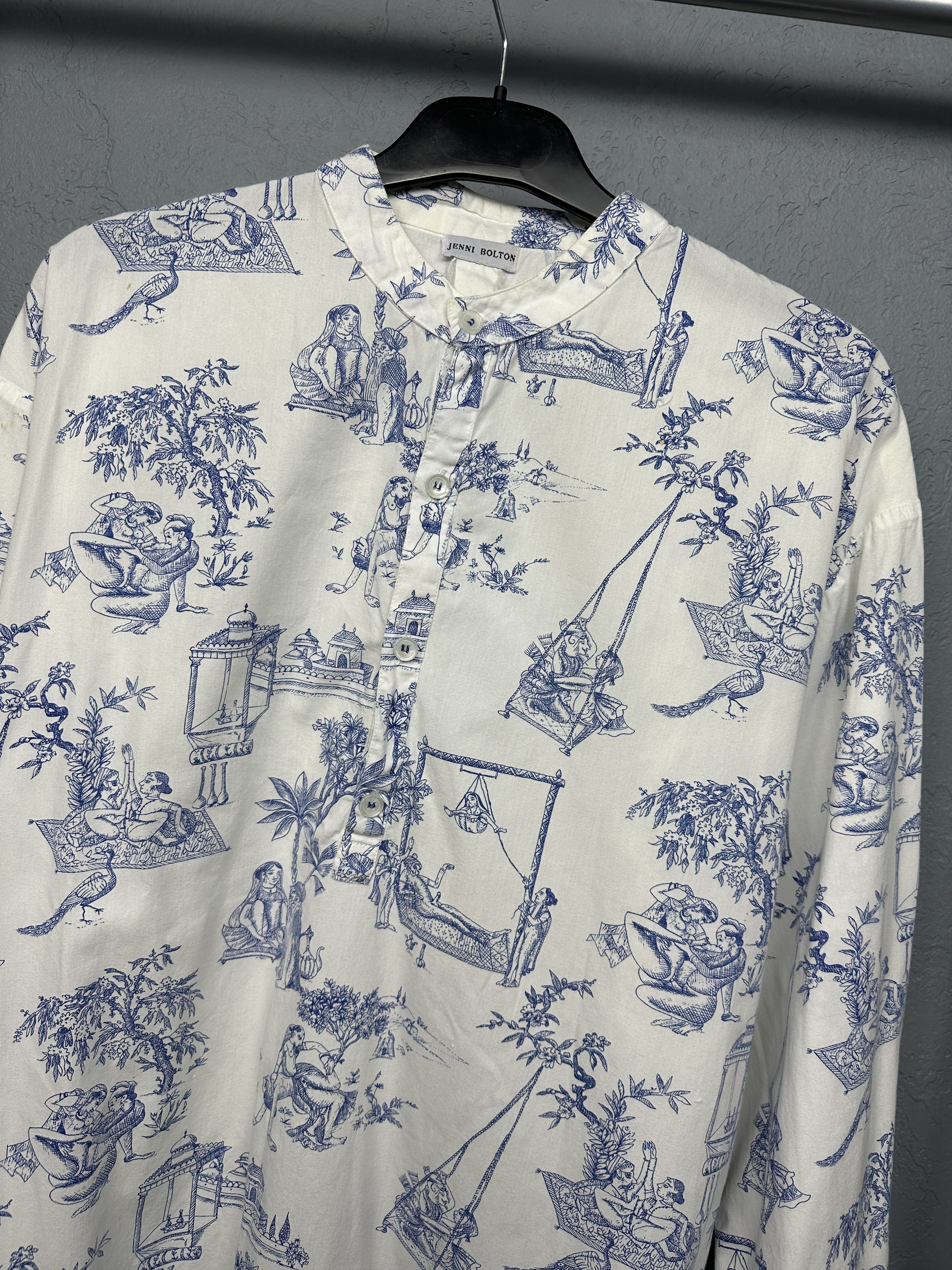 Vintage Jenni Bolton Vintage Kamasutra Grafic Pring Shirt Size US XL / EU 56 / 4 - 2 Thumbnail