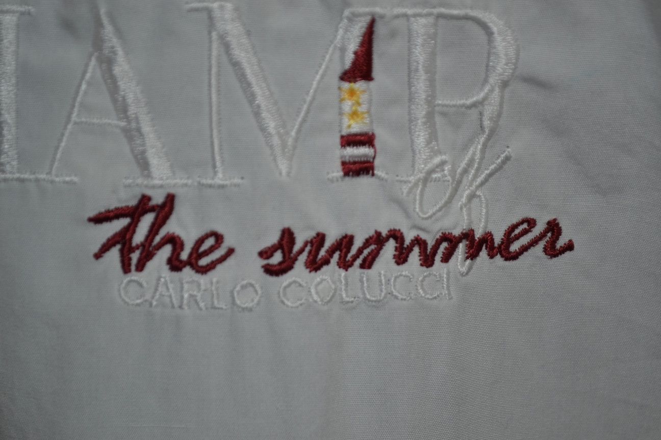 Carlo Colucci × Vintage Carlo Colucci Vintage 90s The Camp Of The Summer shirt Size US L / EU 52-54 / 3 - 7 Thumbnail
