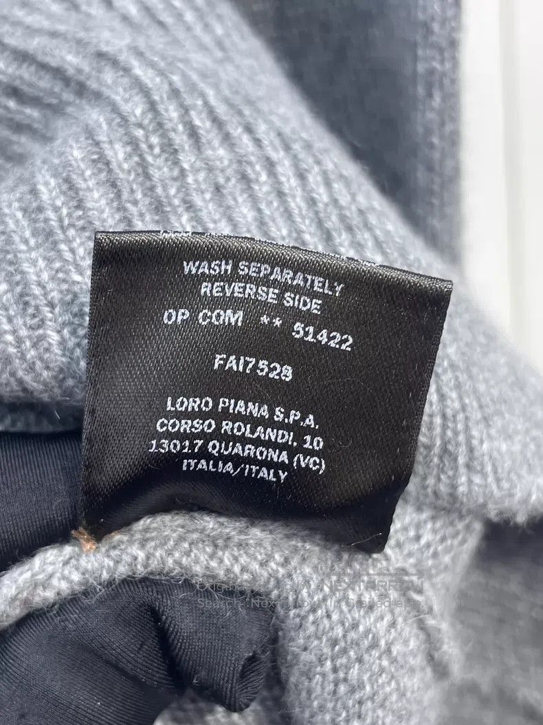 Loro Piana Loro Piana Gray basic cashmere sweater. Size XS / US 0-2 / IT 36-38 - 7 Thumbnail