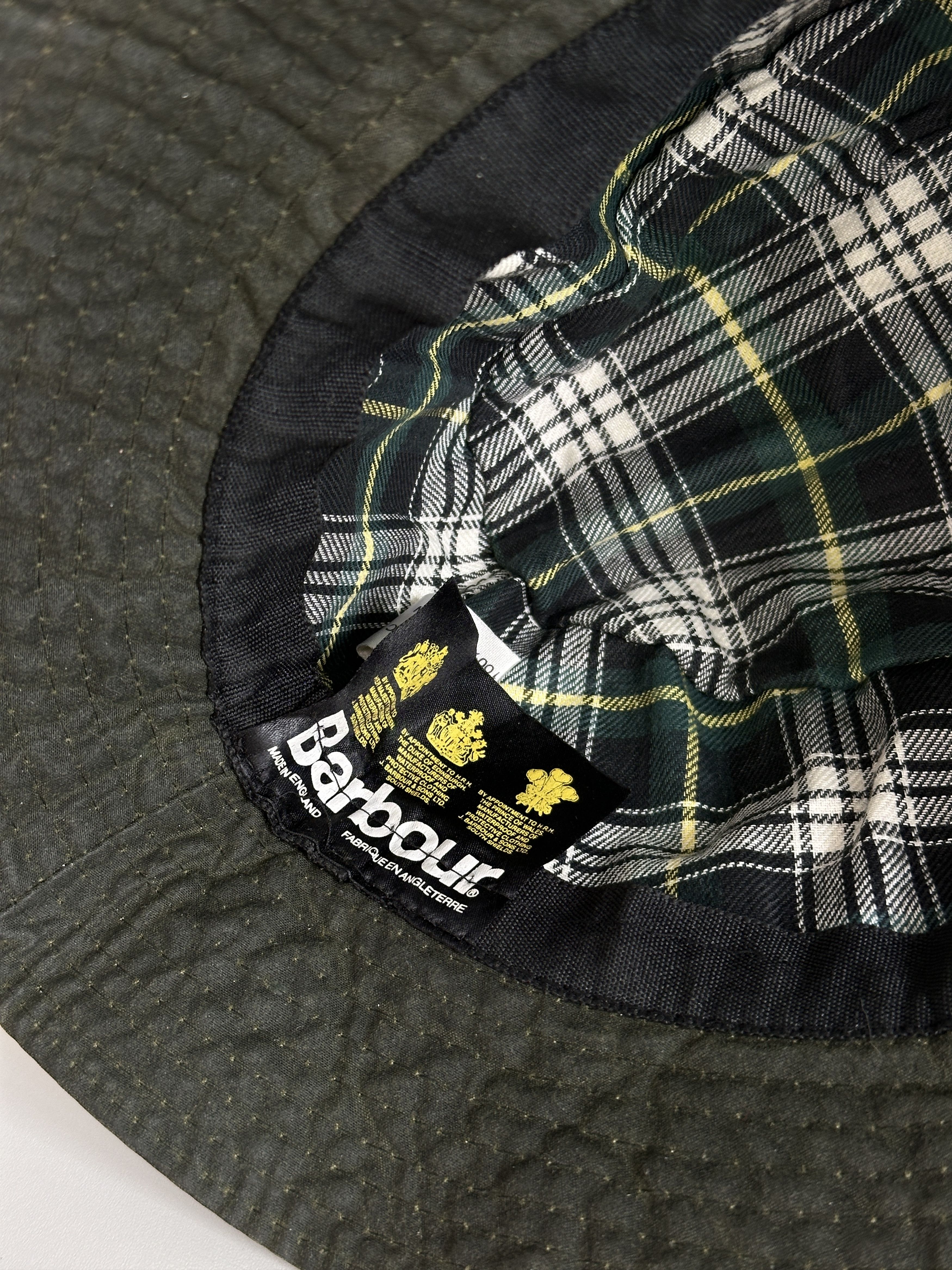 Barbour Vintage Barbour Wax Bucket Hat Unisex Size ONE SIZE - 7 Thumbnail