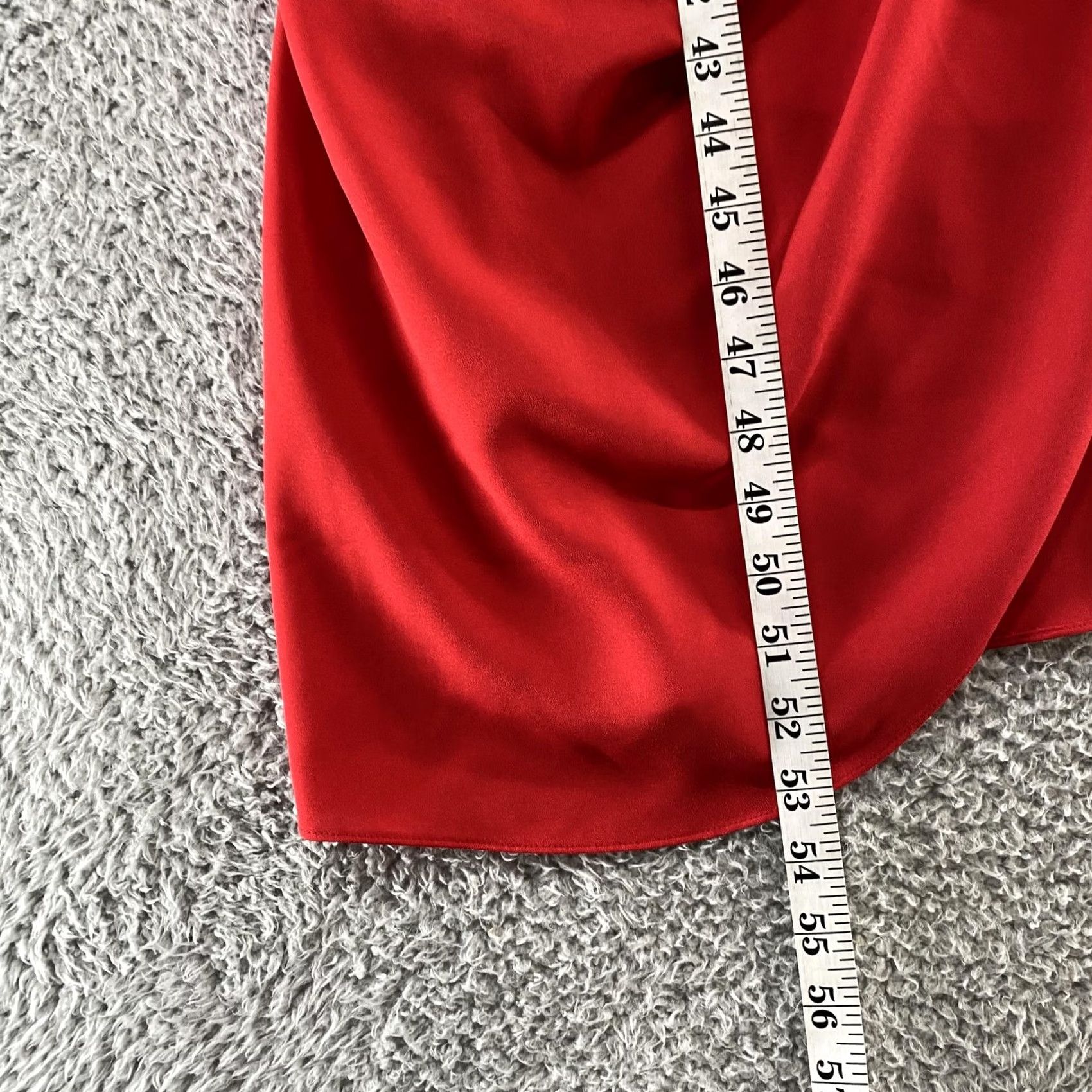 Vintage City Chic Dress Womens XL/22 Red Satin Ruffle Ruched Sheath Valentines Going Out Shirt? Size 3XL / US 20-22 - 5 Thumbnail