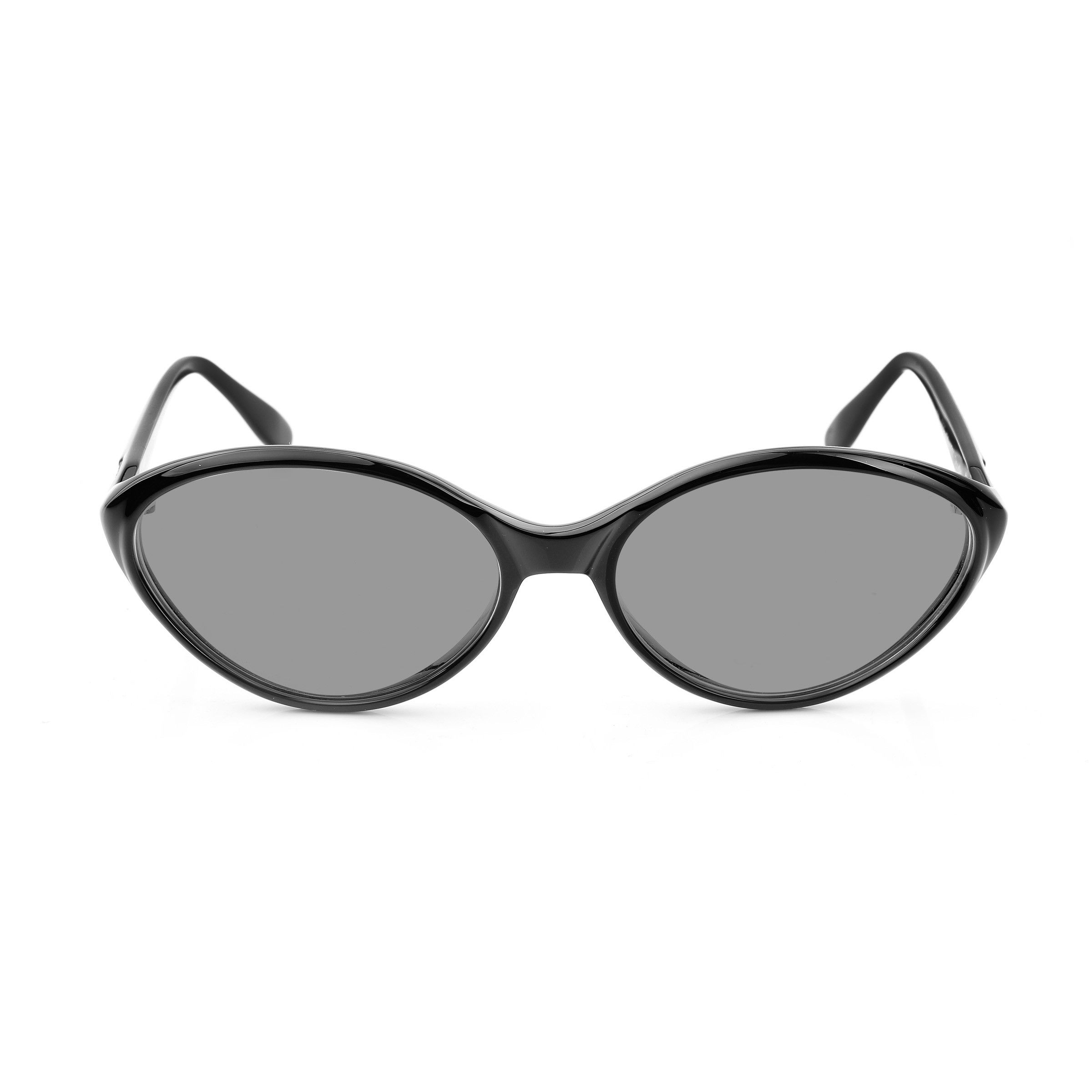 Gianfranco Ferre Gianfranco Ferre '90s Black & Gold Oval Sunglasses Size ONE SIZE - 1 Thumbnail