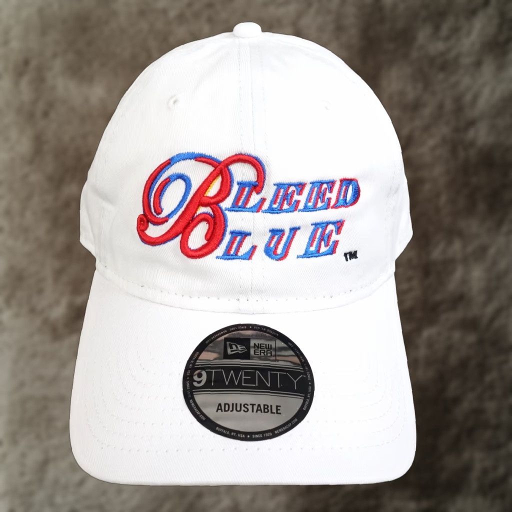 New Era VINTAGE New Era Baseball Cap - Unisex Adjustable White Strapback Cap 90s Style Size ONE SIZE - 1 Thumbnail