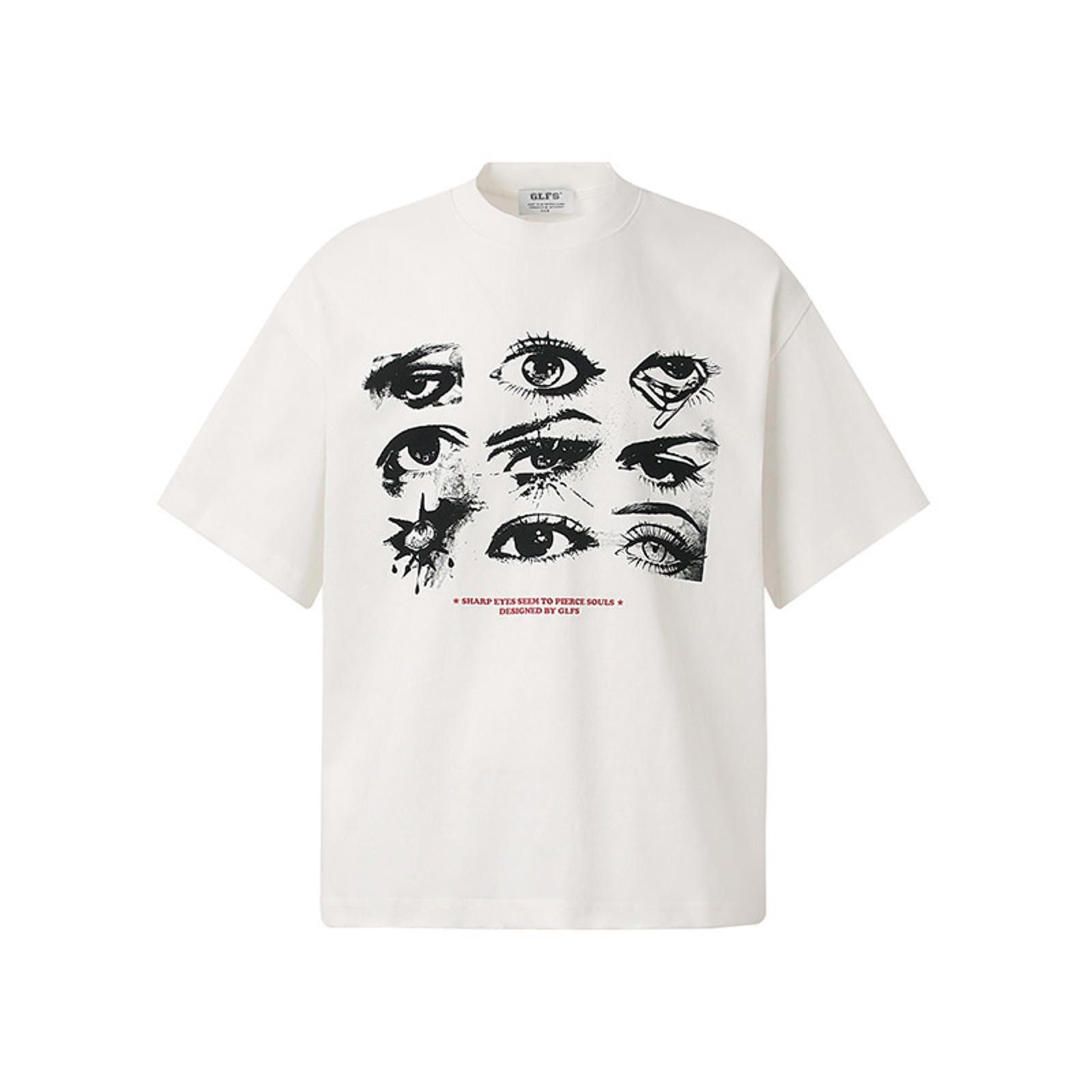Vintage Girl Graphic Tee - Sharp Eyes Size US M / EU 48-50 / 2 - 1 Thumbnail