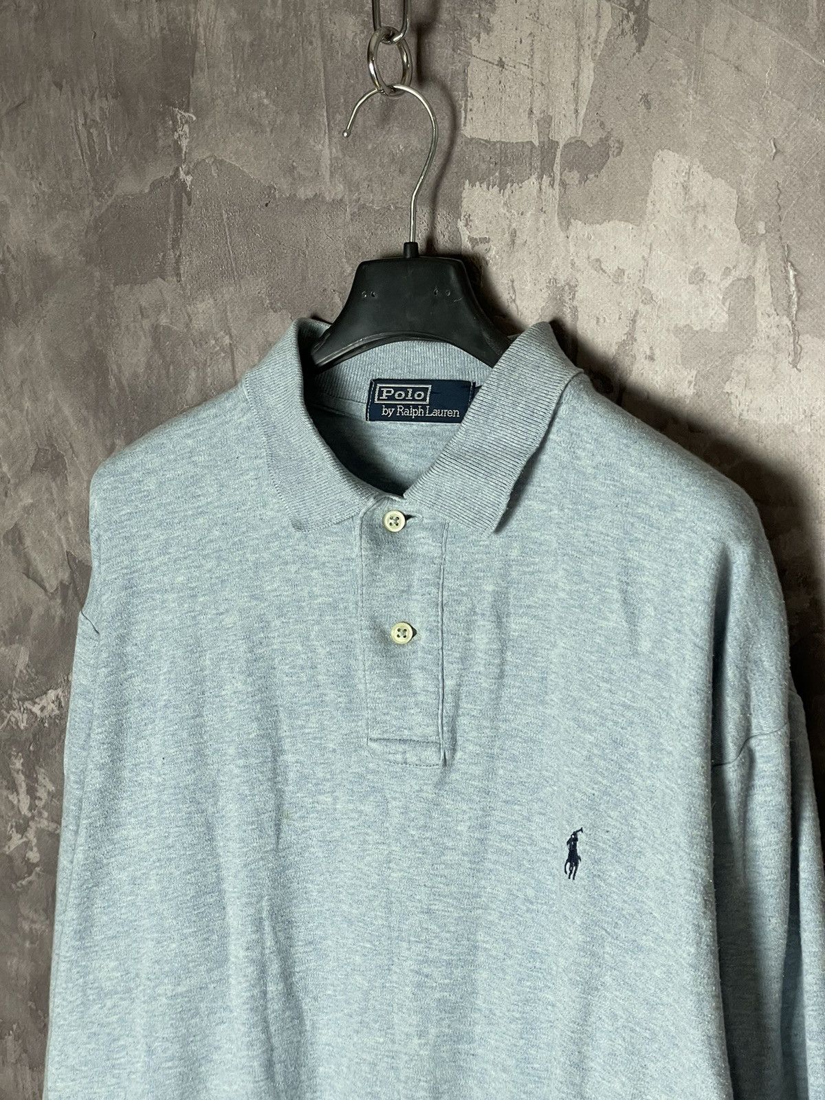 Polo Ralph Lauren × Vintage Vintage Polo Ralph Lauren Small Logo Basic Rugby Long Sleeve Size US M / EU 48-50 / 2 - 7 Thumbnail