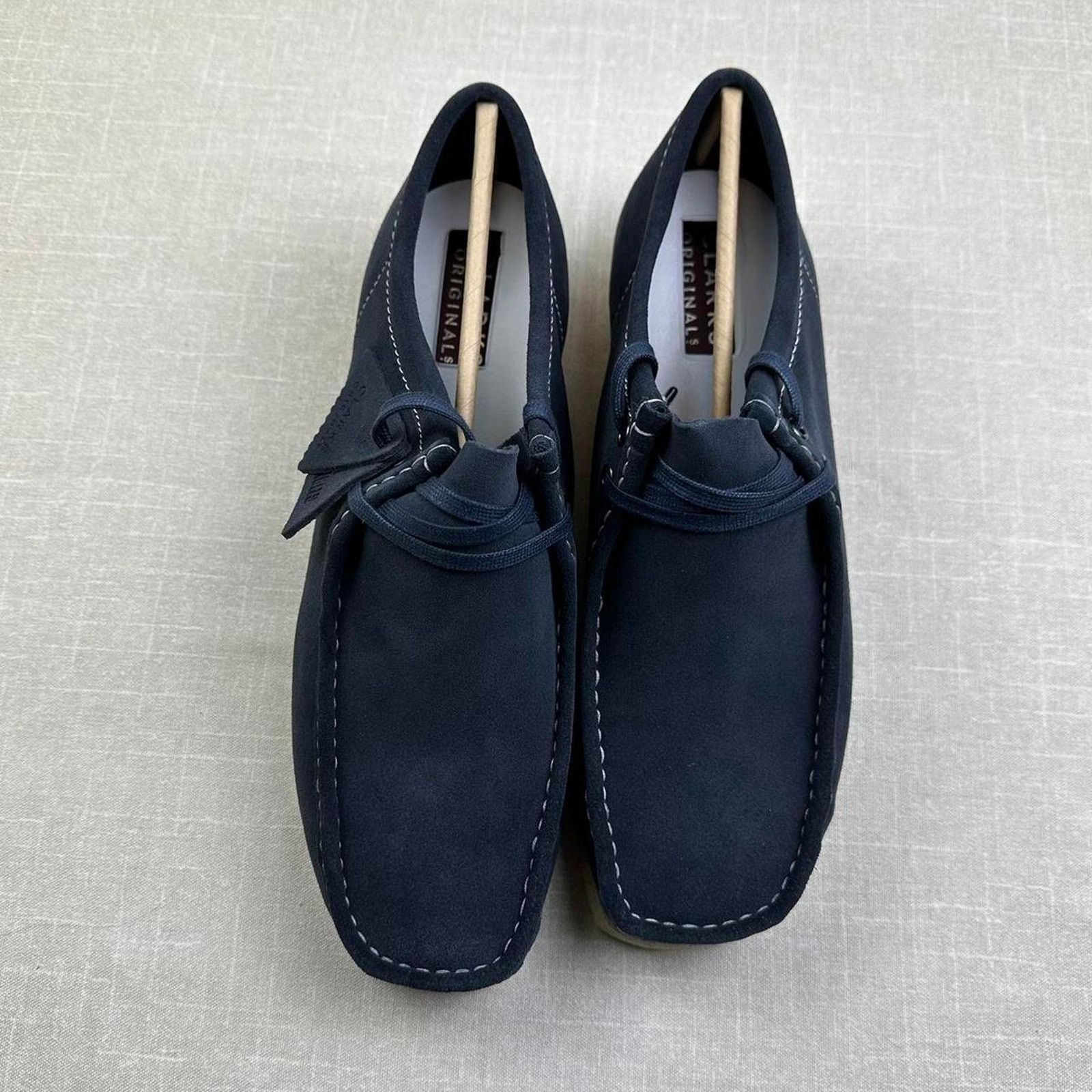 Clarks Clarks Wallabee "Blue Ink Suede" Size US 13 / EU 46 - 3 Thumbnail