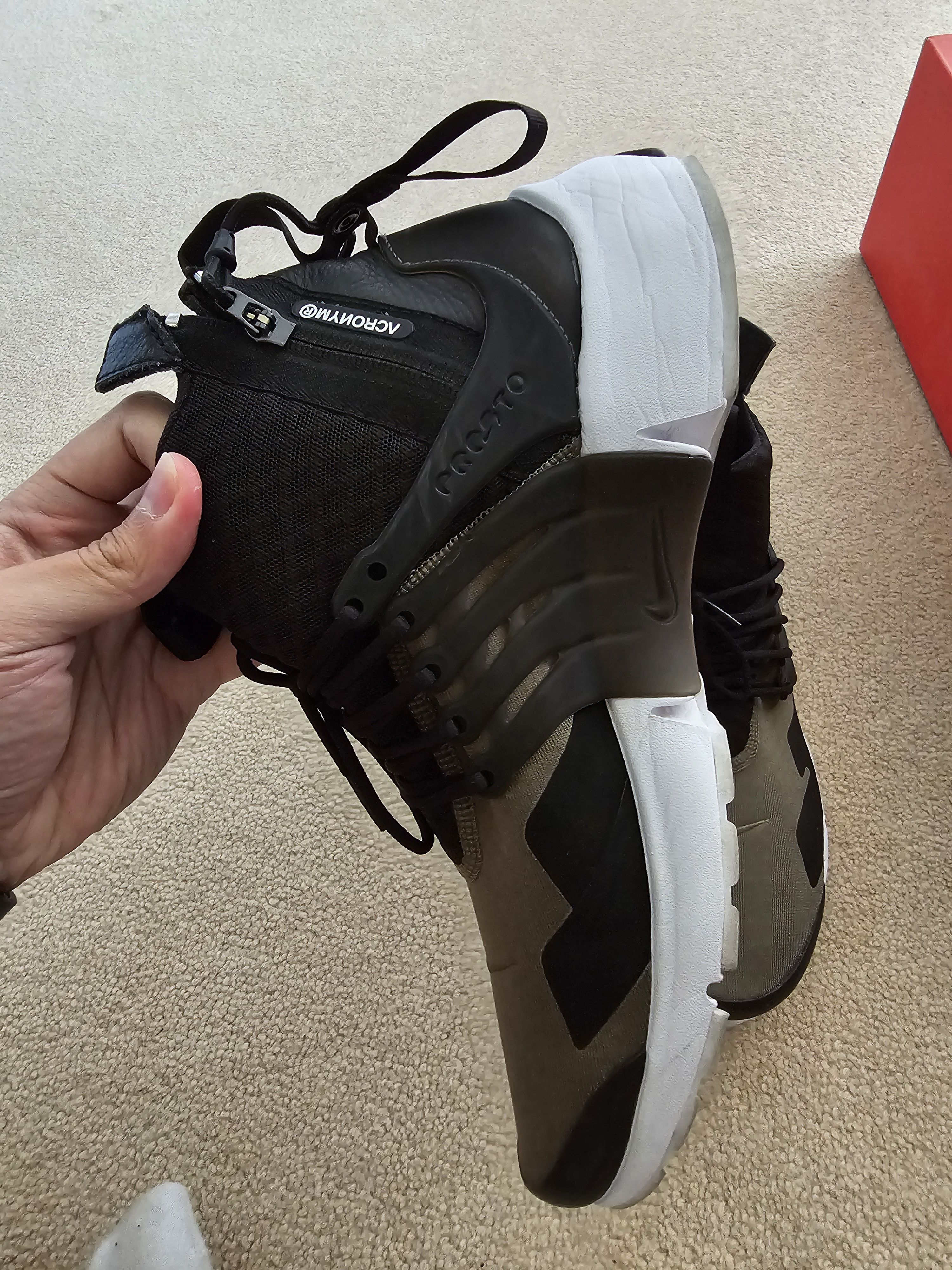 Acronym × Nike Acronym x Nike Air Presto Medium Olive/Dust-Black Size US 10.5 / EU 43-44 - 5 Thumbnail