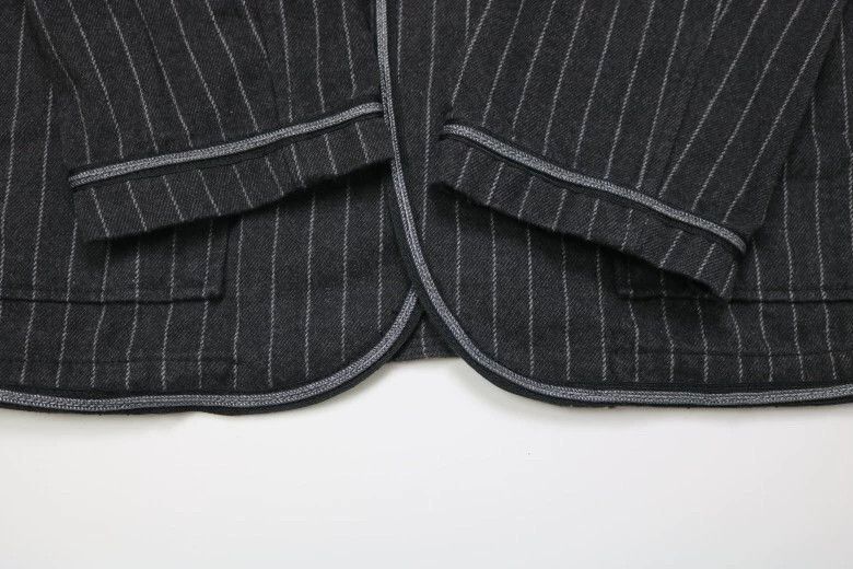 Neighborhood NEIGHBORHOOD NUMBERS Washed Pinstripe JKT M Early New Size US M / EU 48-50 / 2 - 4 Thumbnail