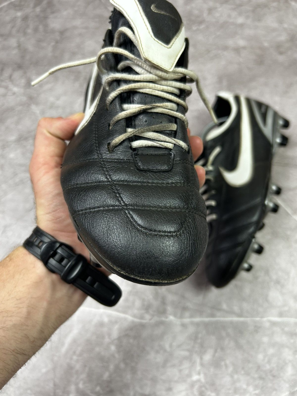 Nike Nike Tiempo Mystic 2 FG 'Black 2007 soccer shoes size 9,5 Size US 9.5 / EU 42-43 - 9 Thumbnail