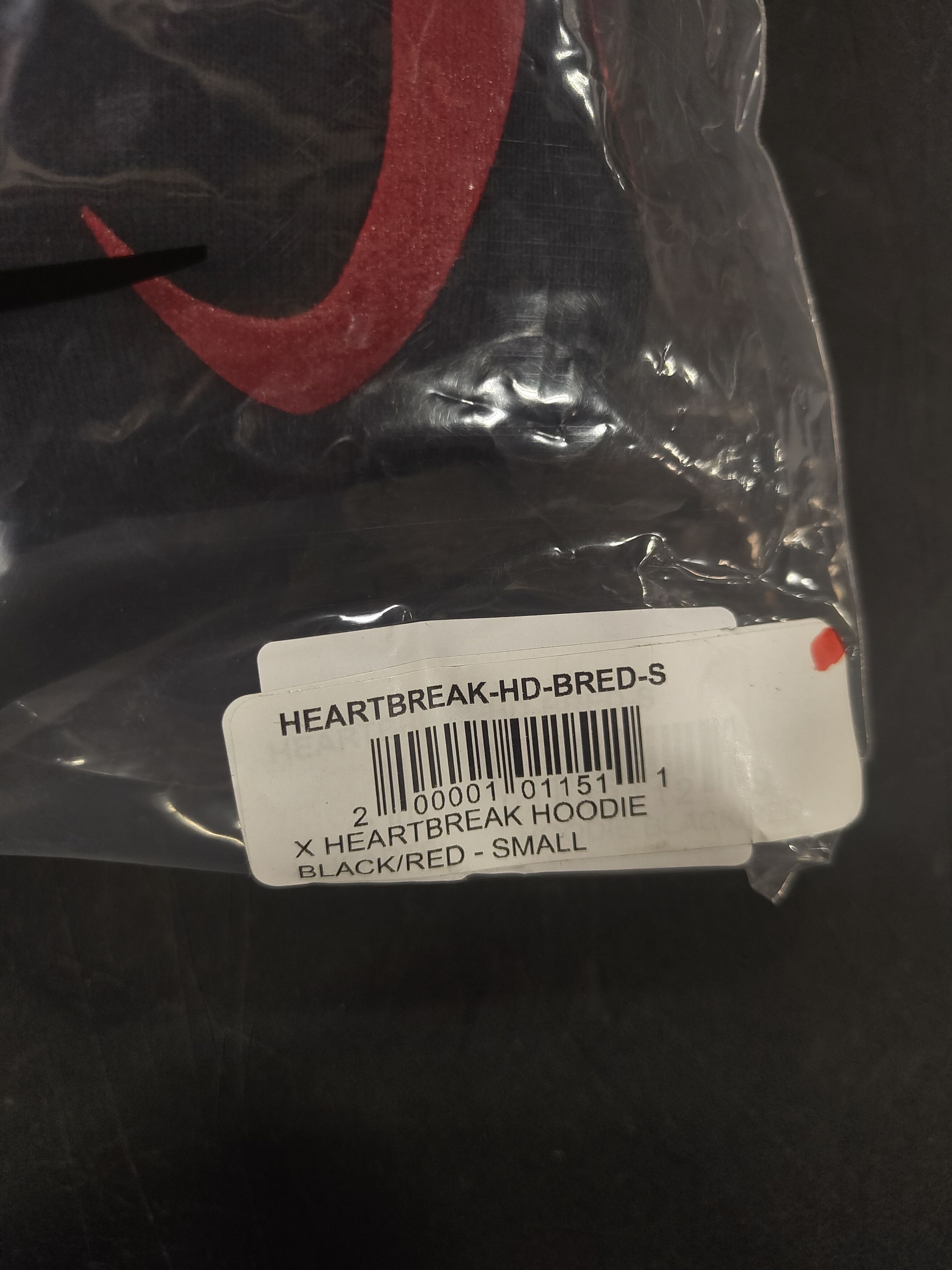 Revenge Revenge XXXTentacion Heartbreak Black/Red Hoodie Size US S / EU 44-46 / 1 - 4 Thumbnail