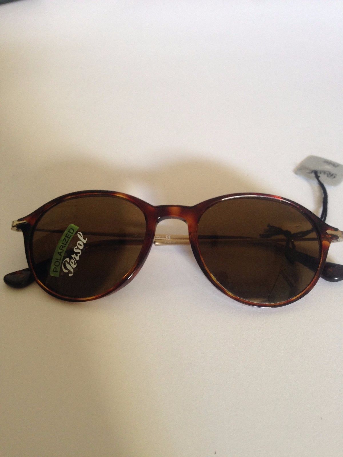 Persol Persol Unisex Round Frame with Saddle Bridge Sunglass 51mm Size ONE SIZE - 1 Thumbnail