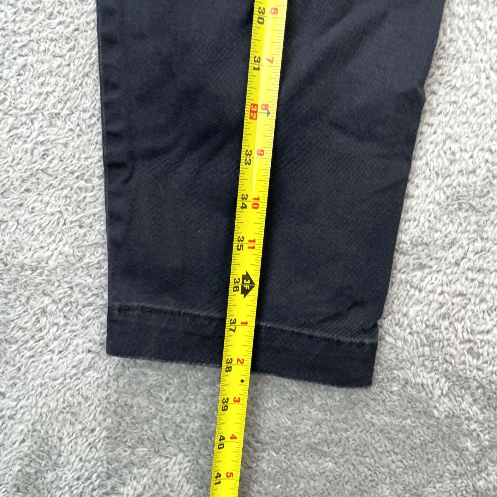 Levi's Levi's Pants Mens Large Black Chino Logo Cotton Stretch Standard Tapered Leg XX Size US 33 - 7 Thumbnail