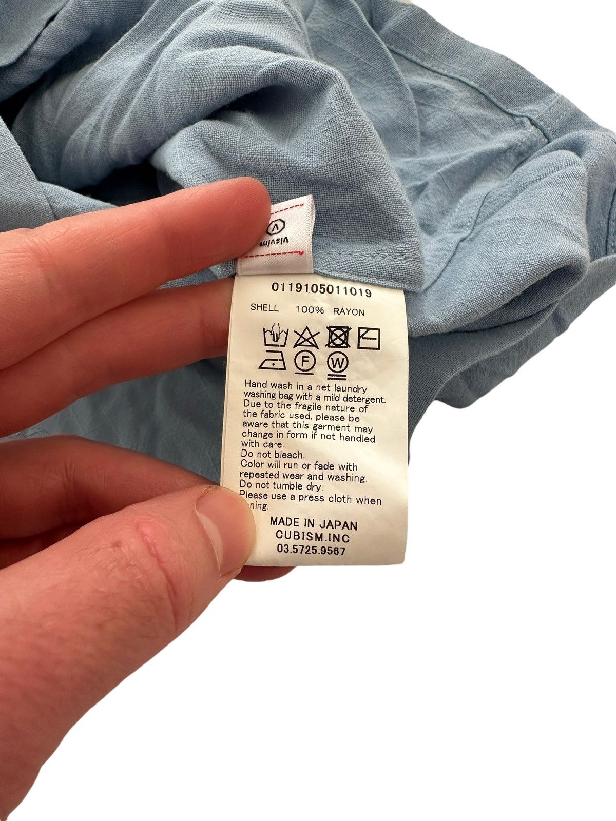 Visvim Sz2 Irving Peerless Blue Rayon Size US M / EU 48-50 / 2 - 11 Thumbnail