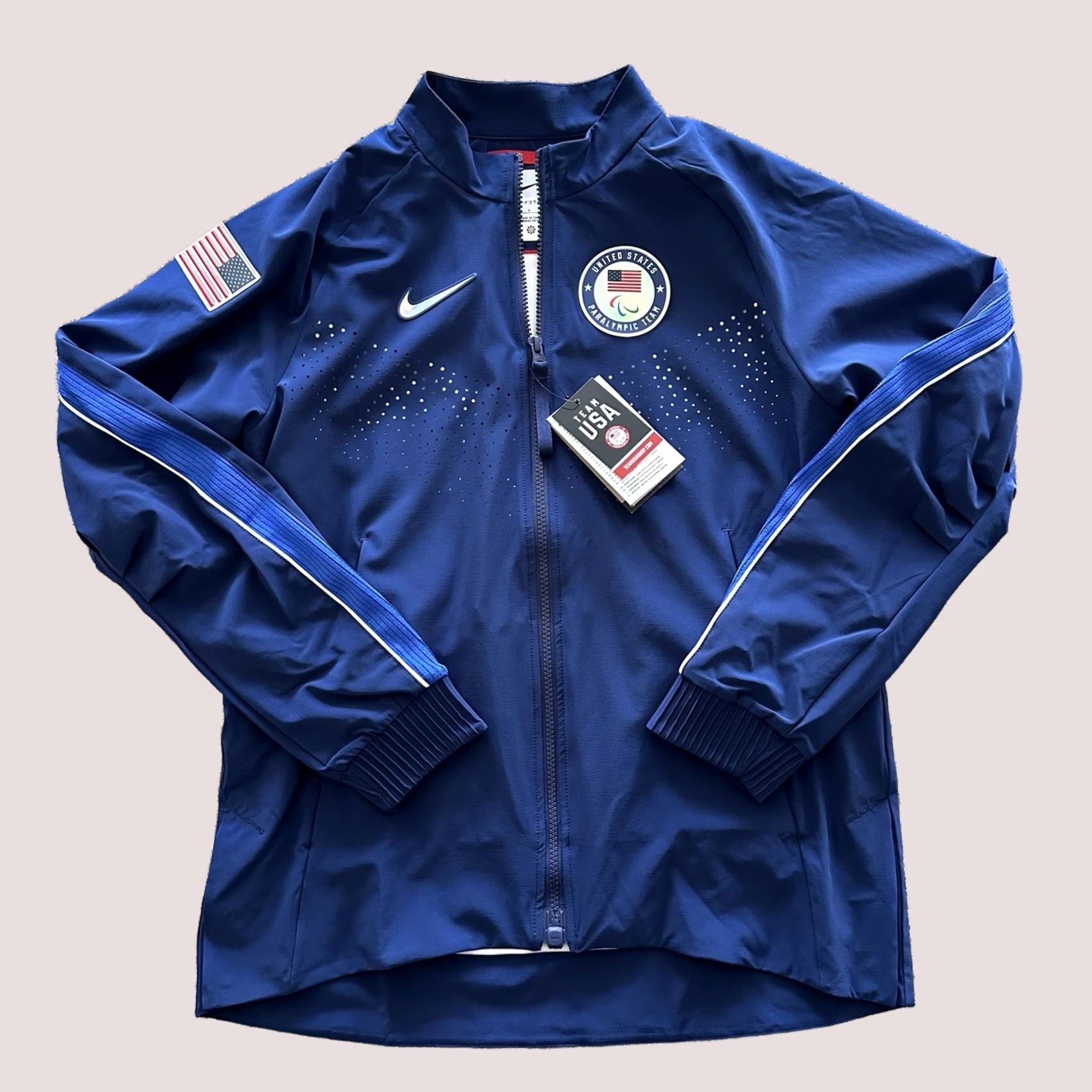 Nike Nike Pro Elite ADV Team USA Paris Paralympics Jacket Women’s S Blue Nike Pro Elite Team USA Paris Paralympics Jacket Women’s S Blue Size S / US 4 / IT 40 - 1 Thumbnail