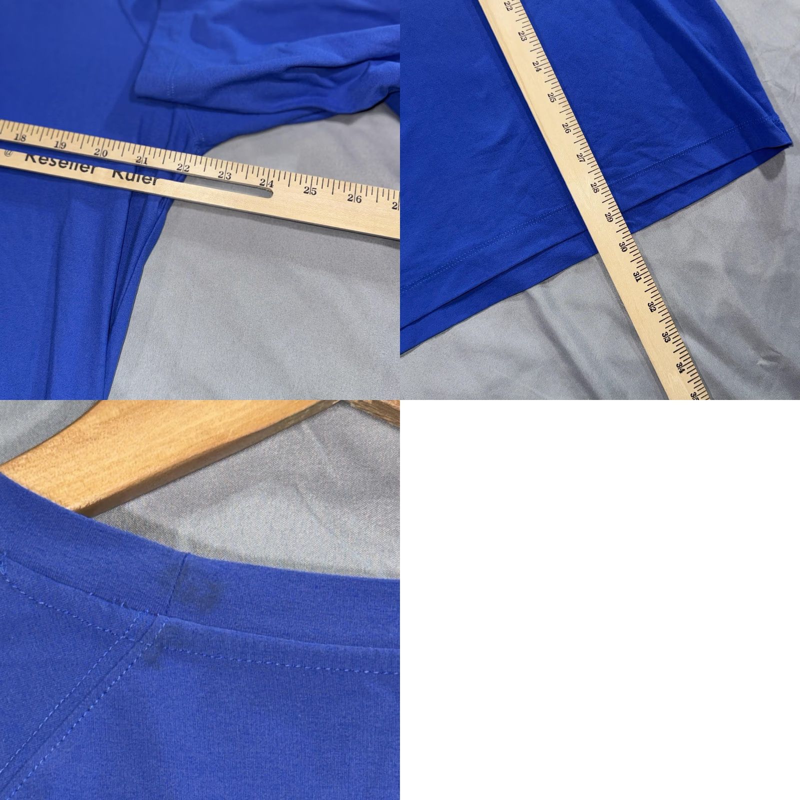 Rhone Rhone Mens XL Blue Long Sleeve T-Shirt Lightweight Performance Running Gym Training Crew Neck Raglan Sleeve Moisture Wicking Stretch Tagless Solid Size US XL / EU 56 / 4 - 8 Thumbnail