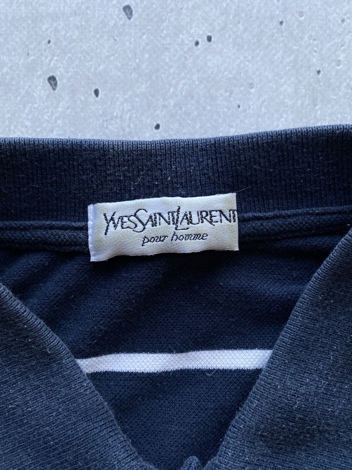 Yves Saint Laurent Vintage Y2K Yves Saint Laurent pour homme Luxury Polo YSL Size US L / EU 52-54 / 3 - 5 Thumbnail