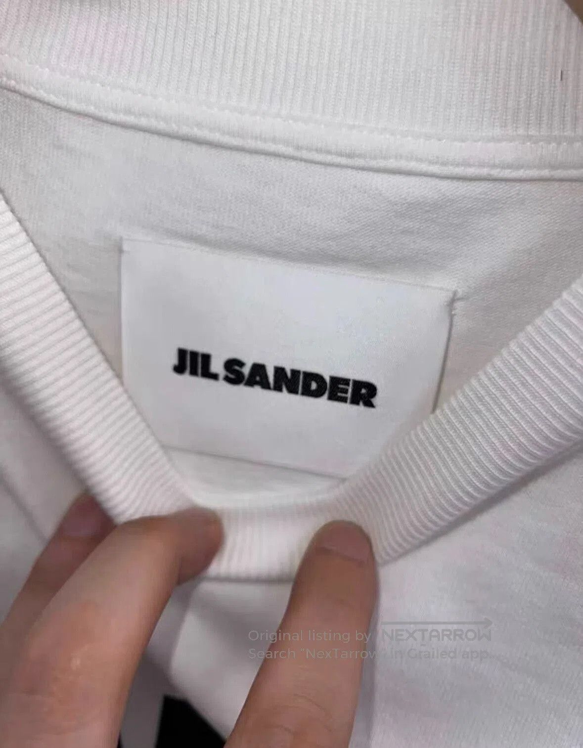Jil Sander Jil Sander Women's White Short Sleeve T-Shirt. Size M / US 6-8 / IT 42-44 - 4 Thumbnail