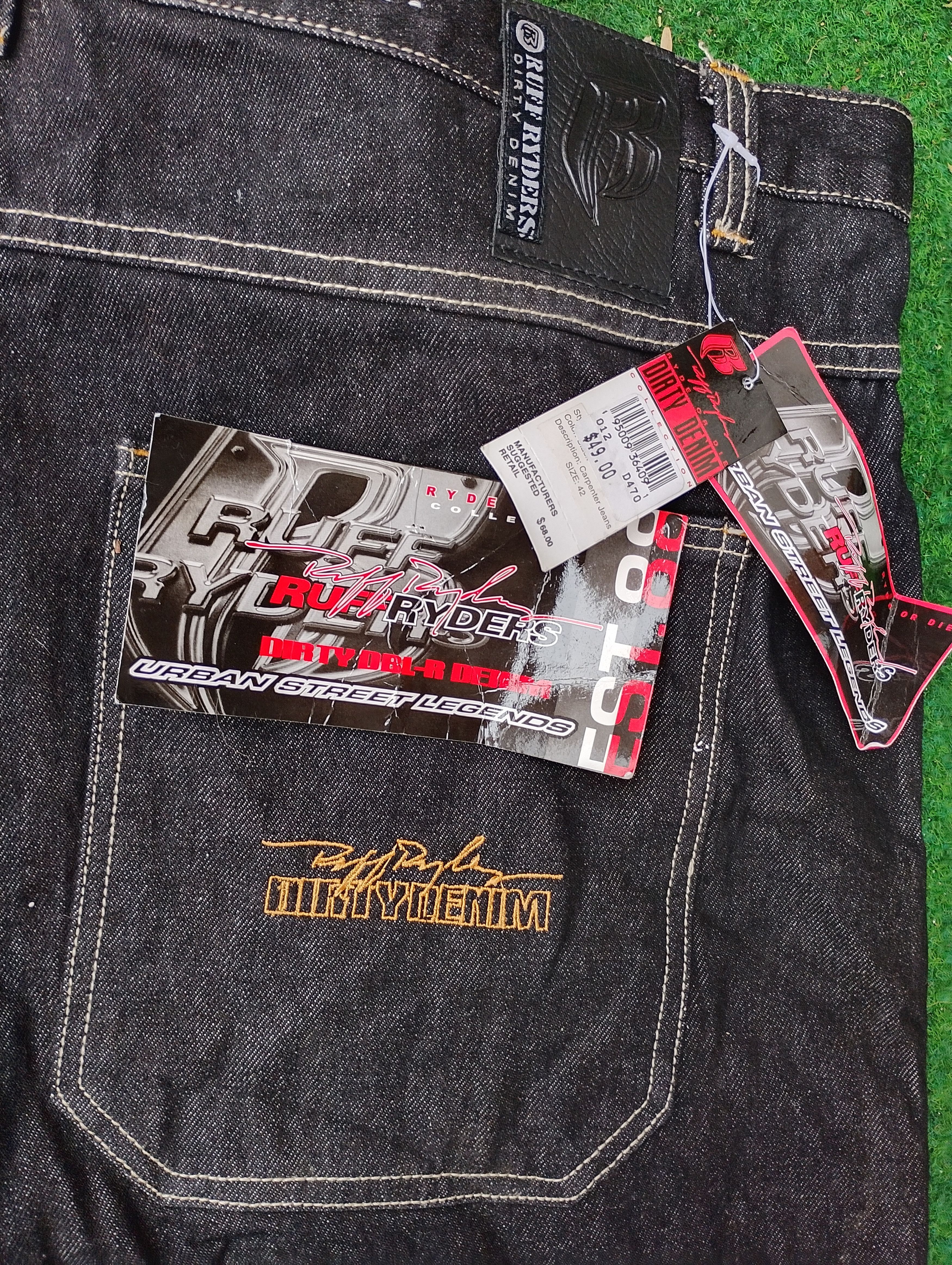 Ruff Ryders Ruff Ryders Durty Denim Collection Jeans Y2K Wide Baggy 42 Size US 42 / EU 58 - 12 Thumbnail