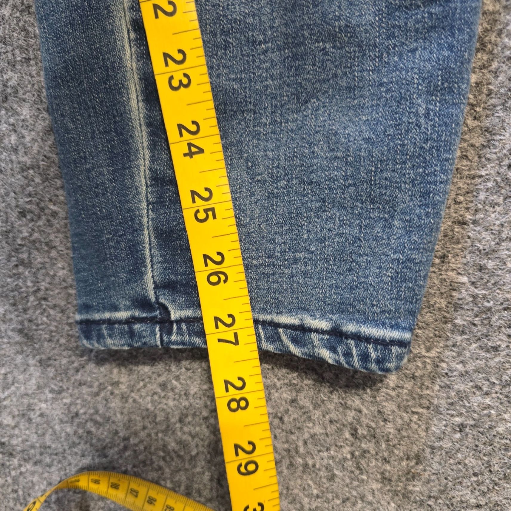 Vintage Universal Standard Jeans Women Size 8 Blue High Rise Tapered Skinny Casual Basic Jeans for Women Size 30" / US 8 / IT 44 - 7 Thumbnail