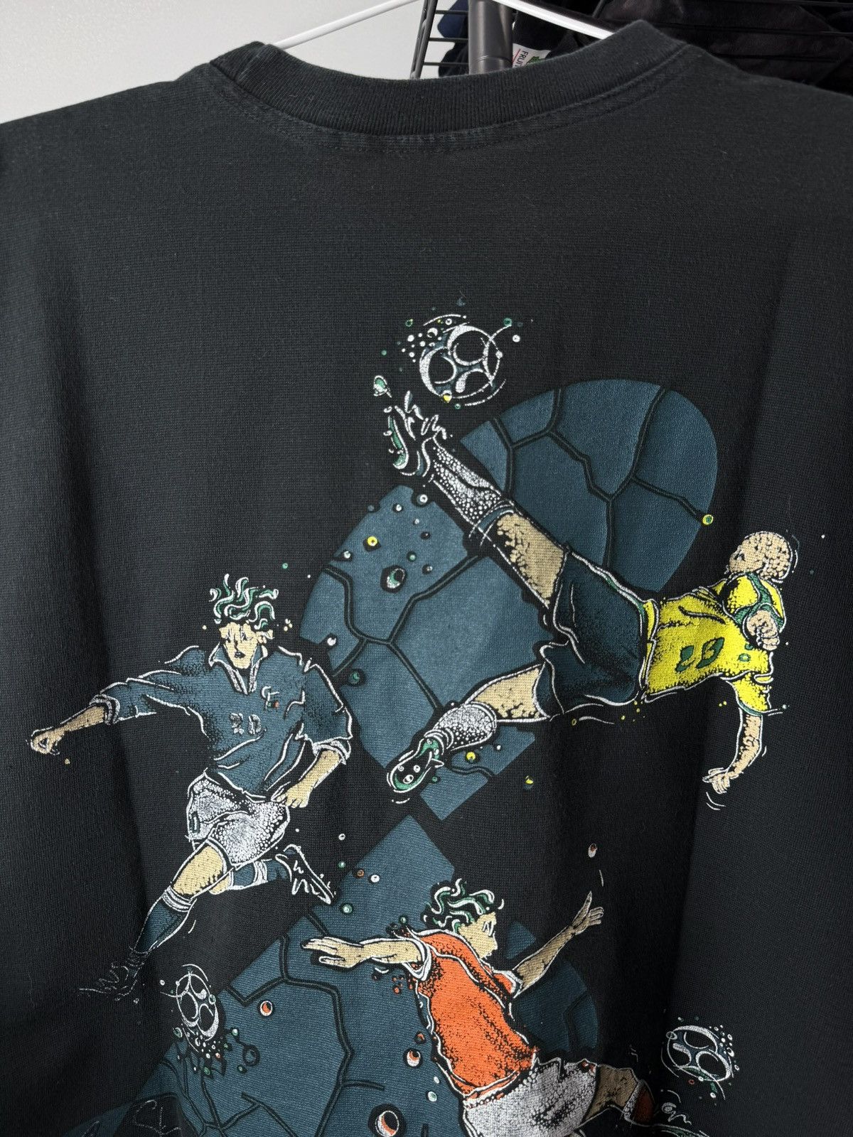 Japanese Brand Rare Vintage 1990’s Mystic Soccer Player T Shirt Japanese Size US M / EU 48-50 / 2 - 6 Thumbnail