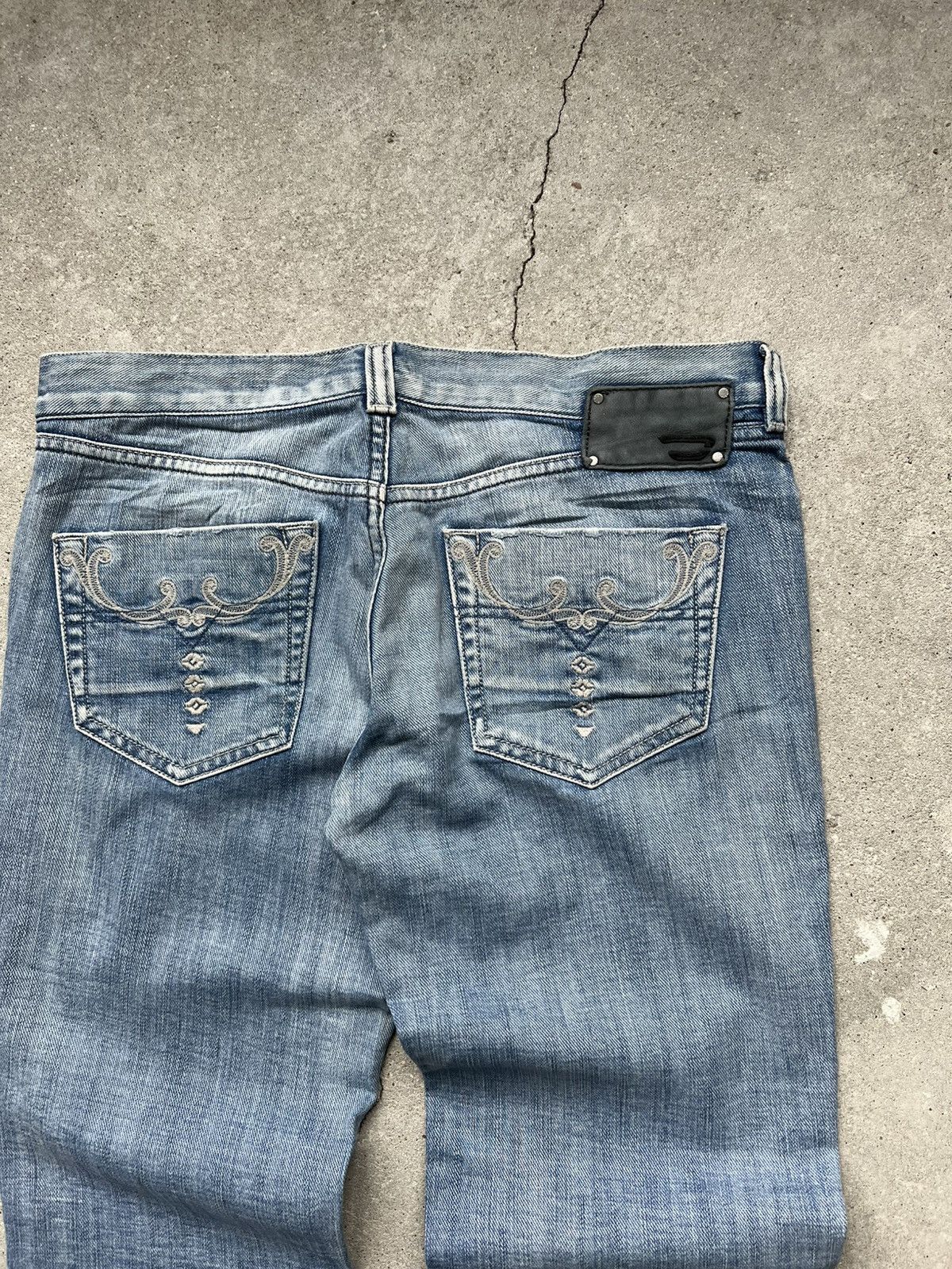 Diesel × Hysteric Glamour × Le Grande Bleu (L.G.B.) Rare Diesel jeans IfSixWasNine style junya LGB Y2K Size 27" / US 4 / IT 40 - 3 Thumbnail
