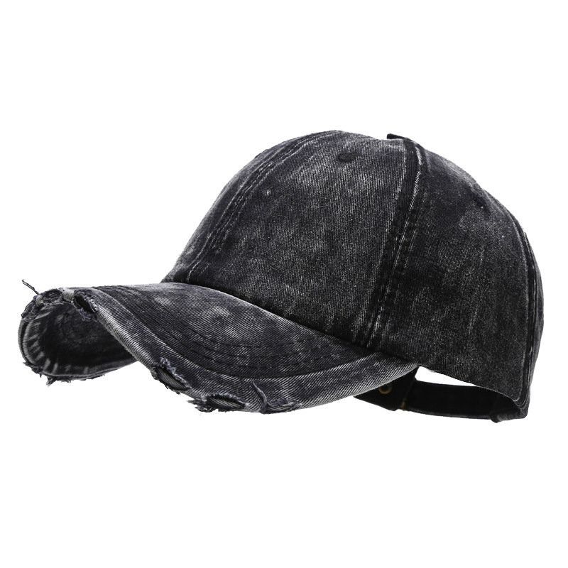 Designer Damaged Washed Baseball Cap Size ONE SIZE - 2 Thumbnail