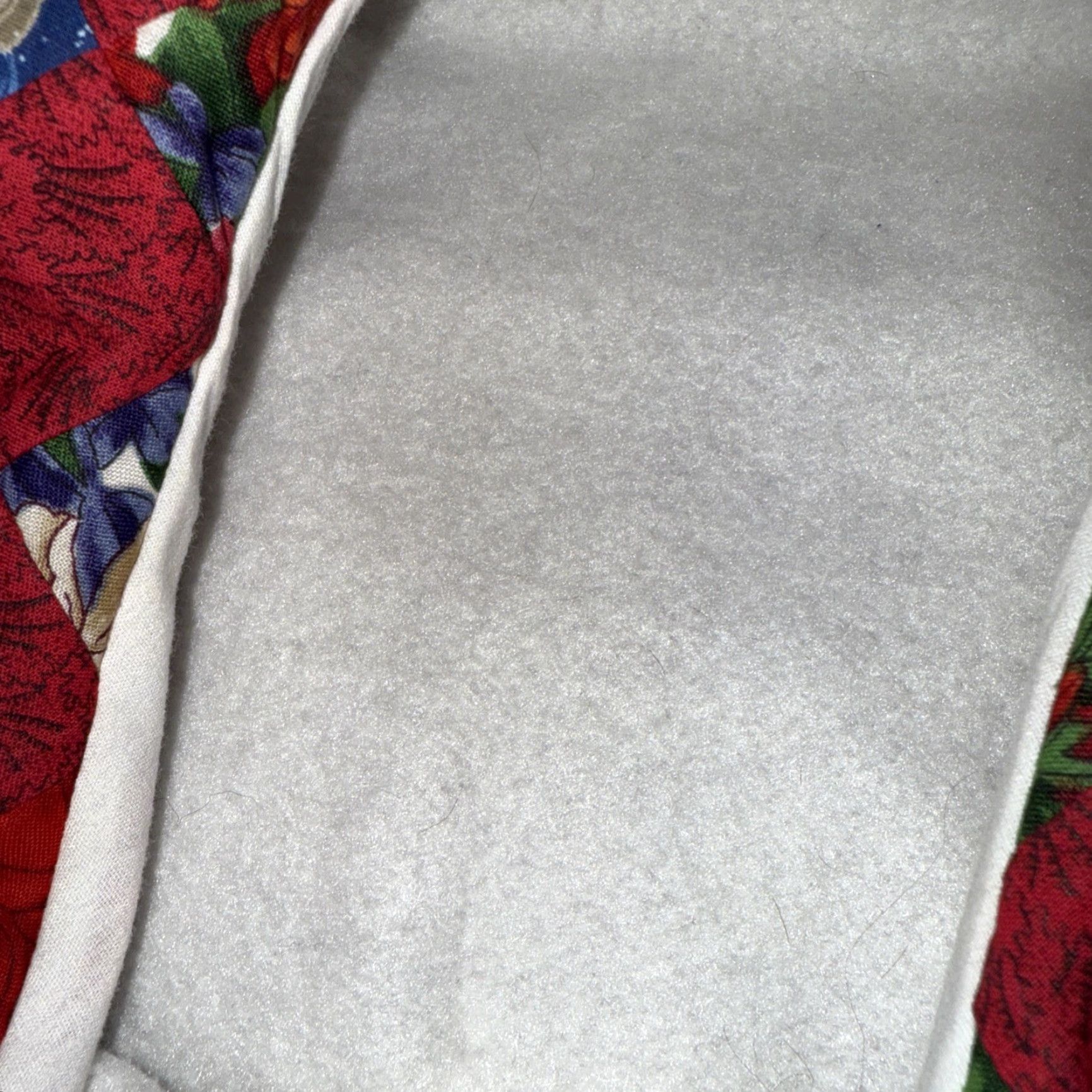 Jerzees VINTAGE JERZEES Cardigan Sweatshirt Gray XL Womens 1980s Grandma Cotton Polyester Quilt Scarf Cape USA Size XL / US 12-14 / IT 48-50 - 5 Thumbnail