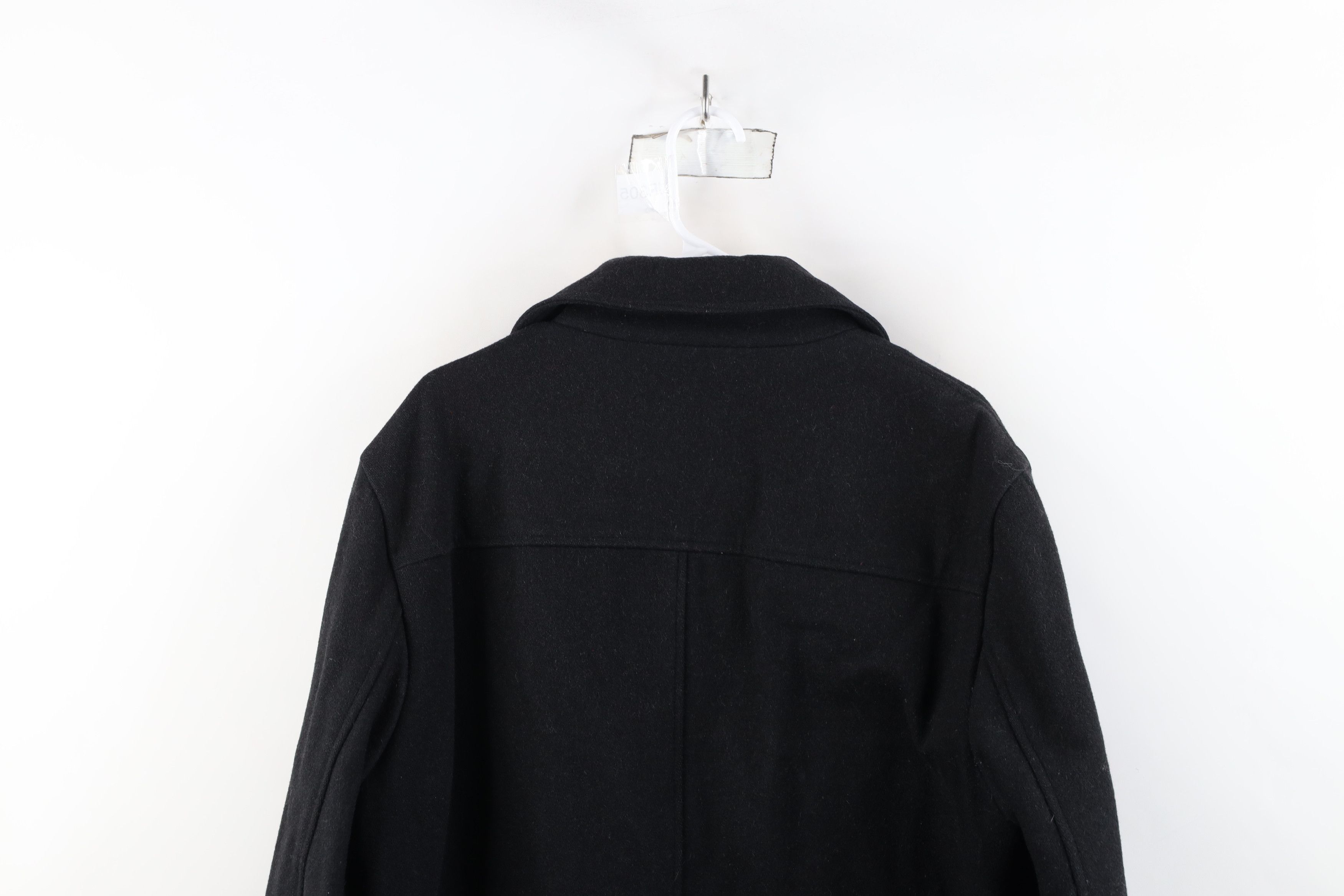 J.Crew J Crew Quilt Lined Wool University Jacket Coat Black Size US L / EU 52-54 / 3 - 14 Thumbnail