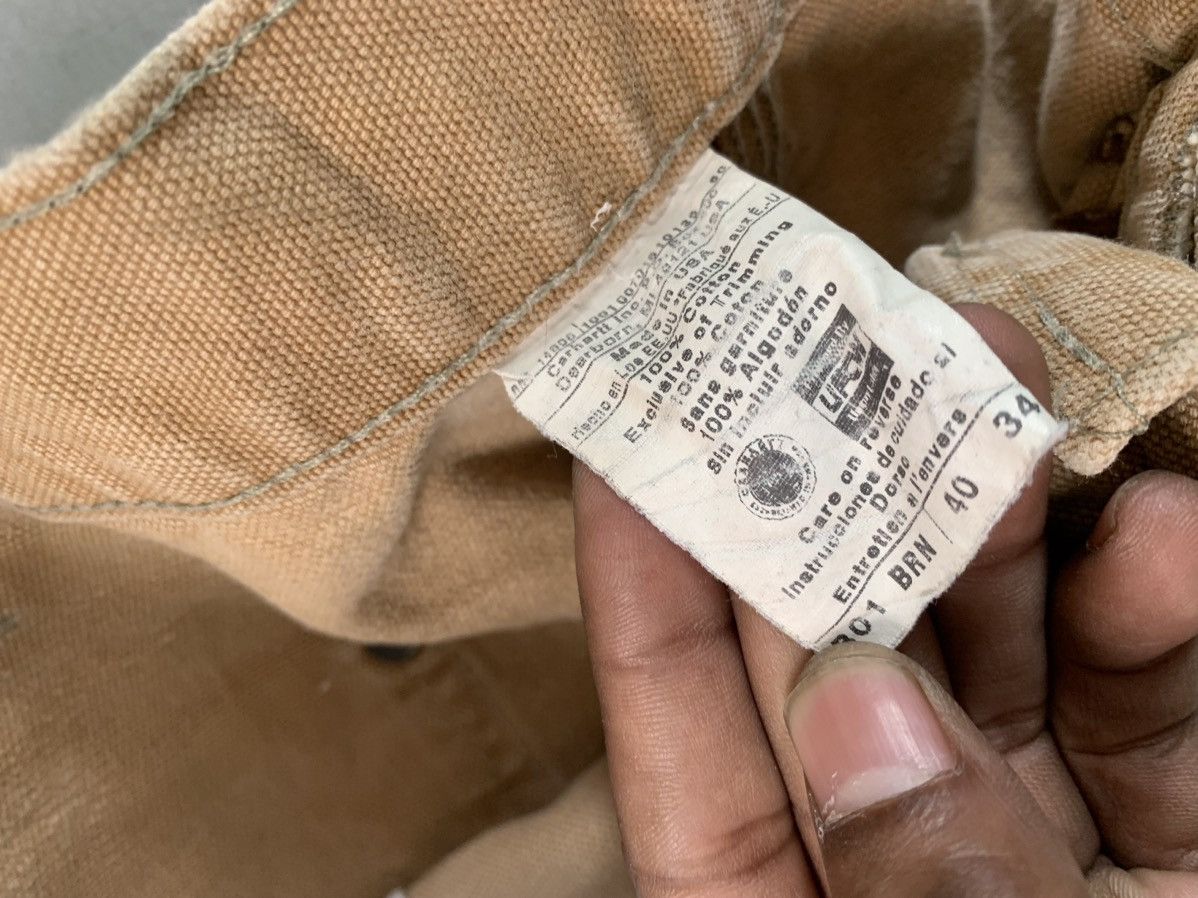 Carhartt Vintage Carhartt B136 brn double knee denim Size US 40 / EU 56 - 5 Thumbnail