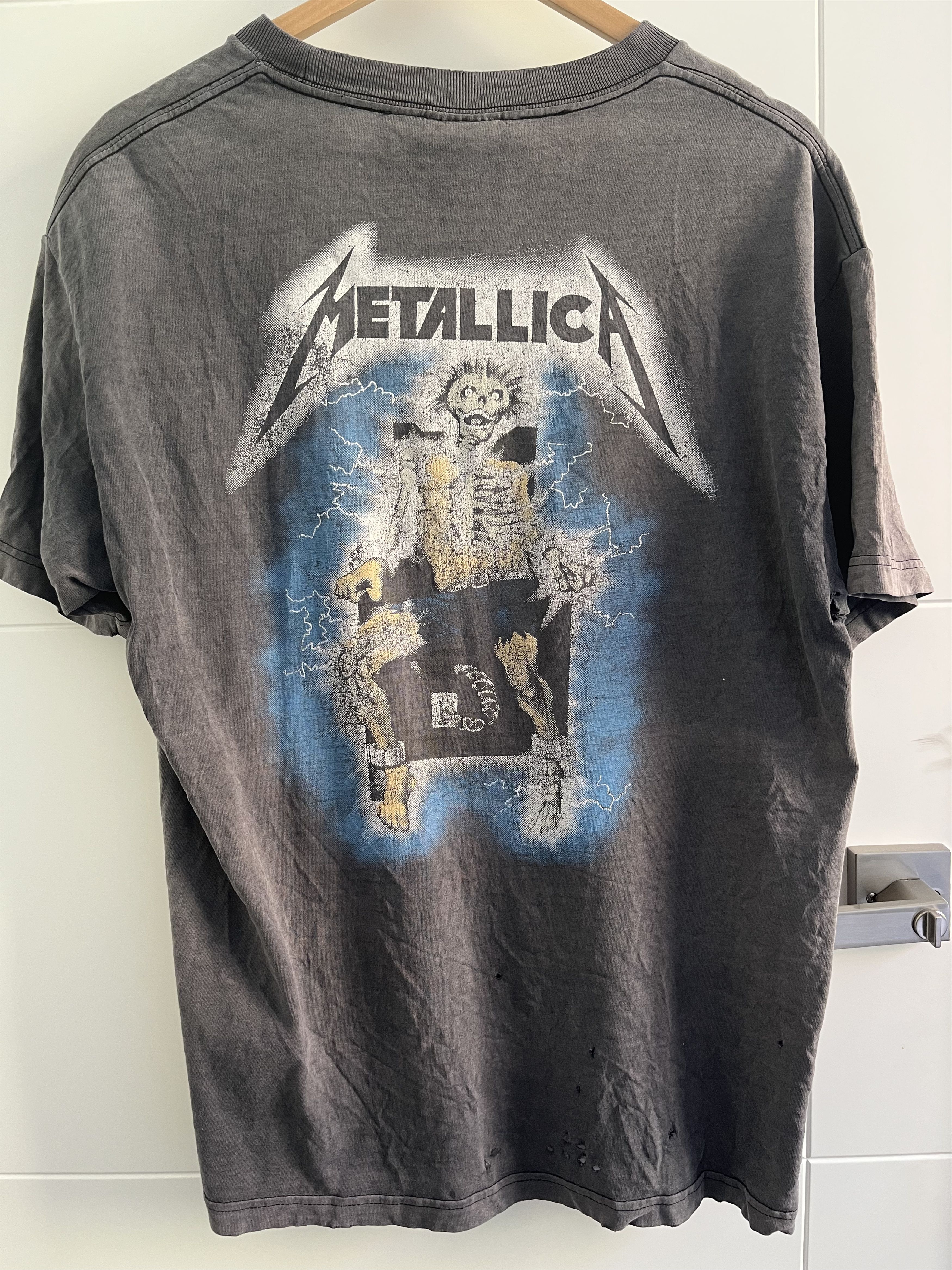 Vintage Metallica 'Ride the Lightning' Artimonde Tee Size US L / EU 52-54 / 3 - 5 Thumbnail