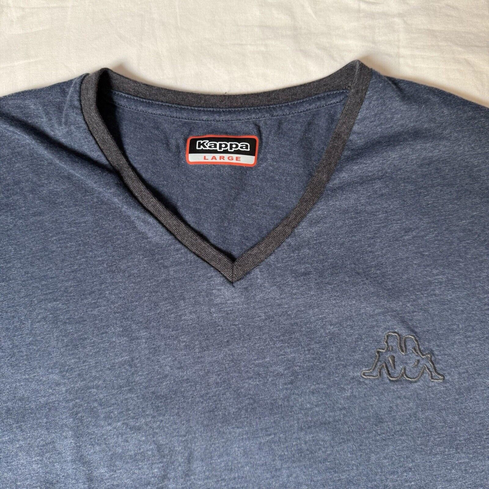 Kappa Kappa Logo V-Neck T-Shirt Soccer Men’s L Size US L / EU 52-54 / 3 - 4 Thumbnail