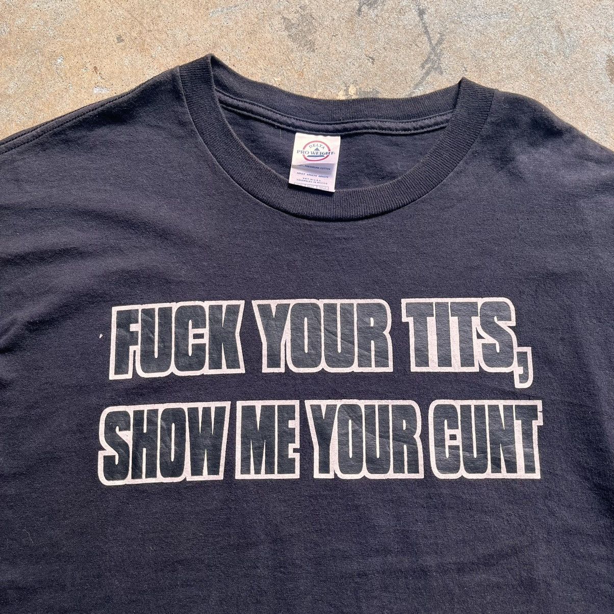 Vintage Vulgar Vintage Pussy Tits Cunt Grunge Emo Punk Skater Tee | Grailed