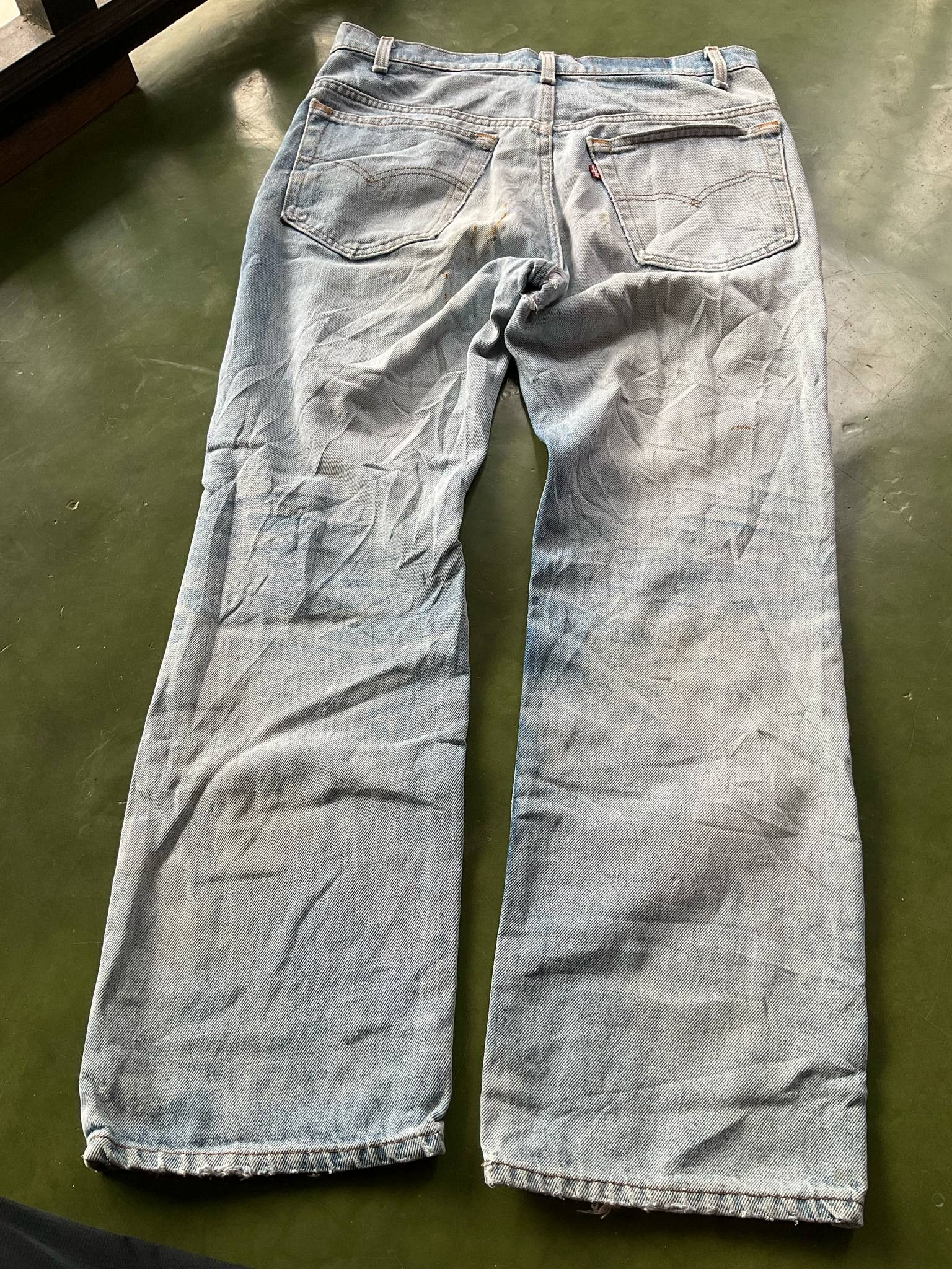 Levi's × Levi's Vintage Clothing 🔥90s Levis 517 Faded Distressed Jeans Size US 31 - 5 Thumbnail