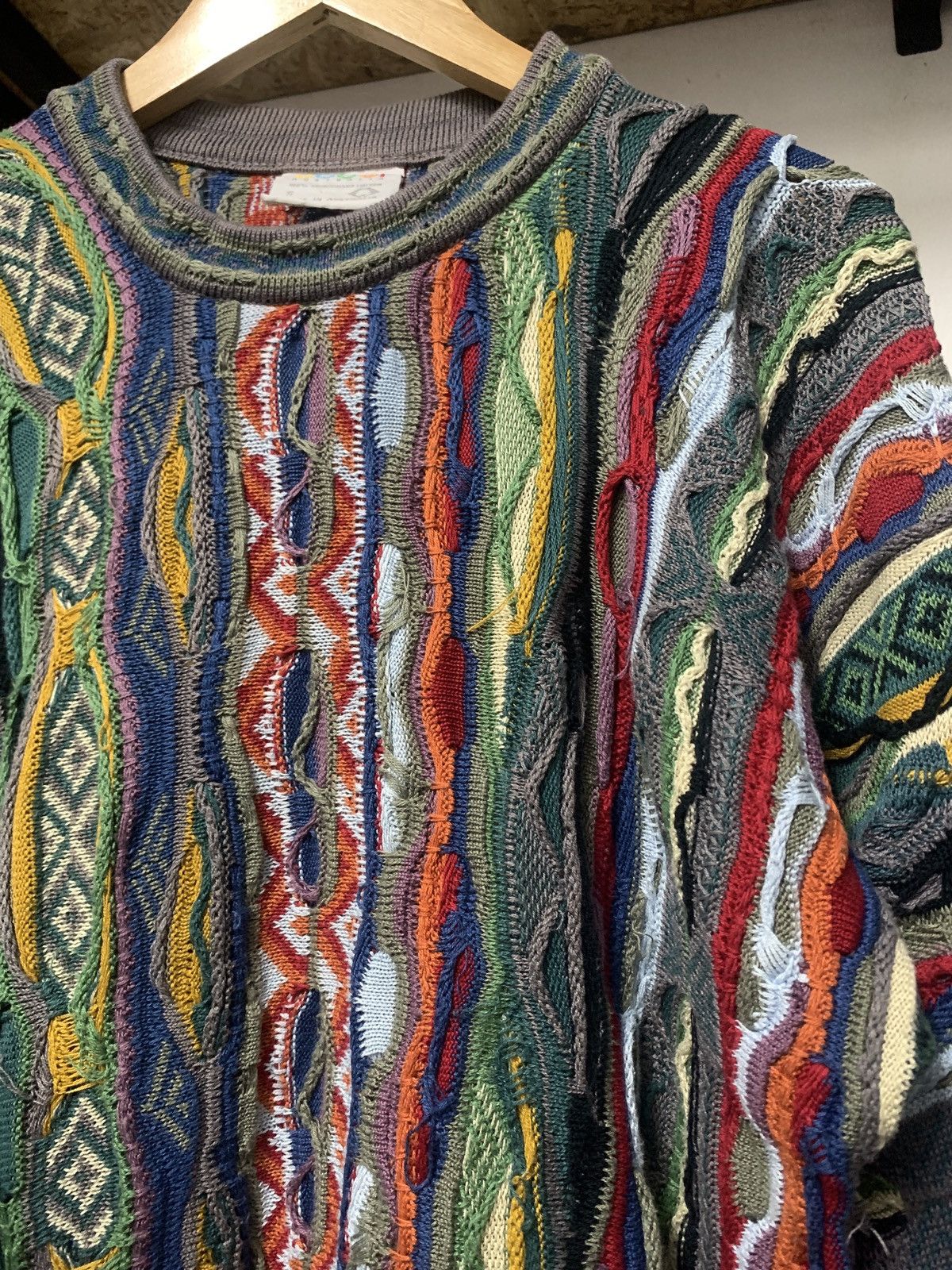 Coogi Coogi Australia 3D Cable Knitted Sweater Crewneck Size US S / EU 44-46 / 1 - 4 Thumbnail