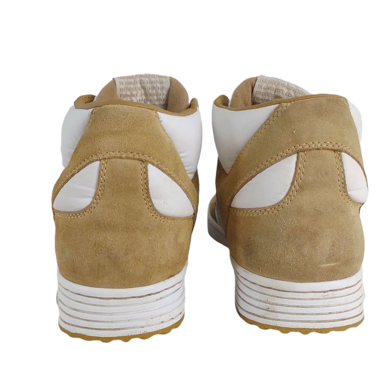 Converse Vtg Converse Weapon Men's 8.5 Leather High Top Sneakers Tan Size US 8.5 / EU 41-42 - 7 Thumbnail