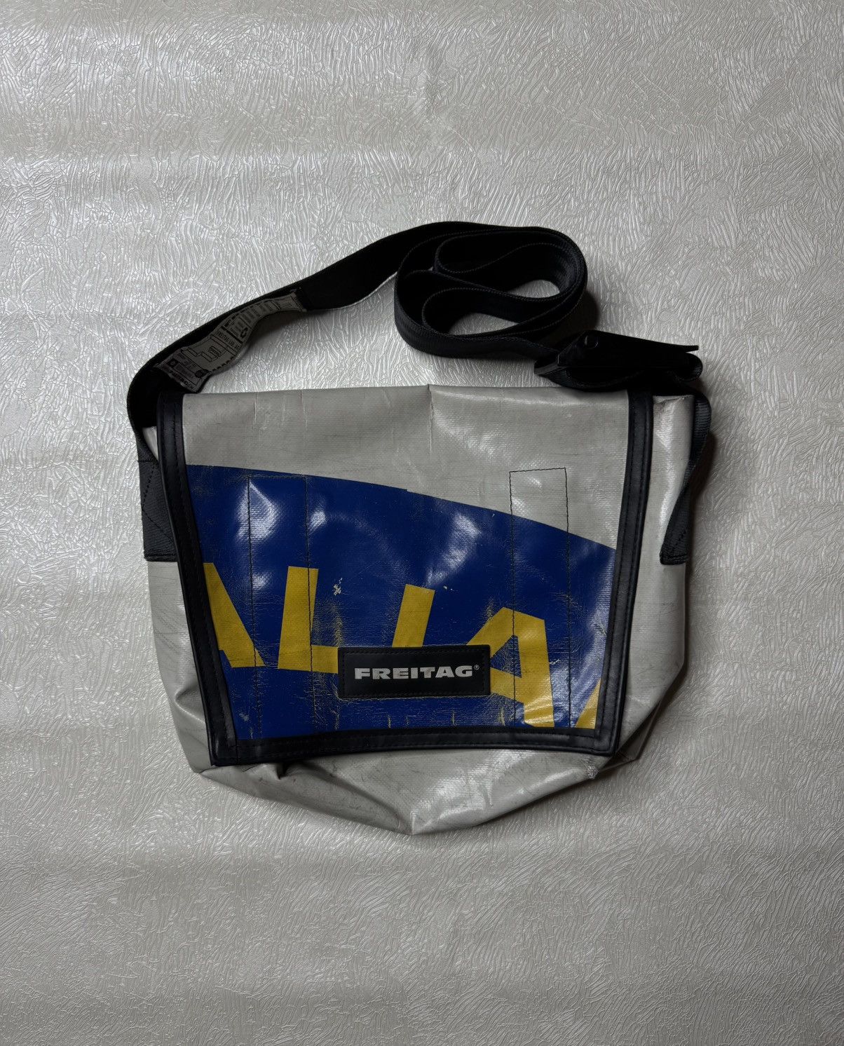 Freitag Crossbody Streetwear Bag in White, Men's