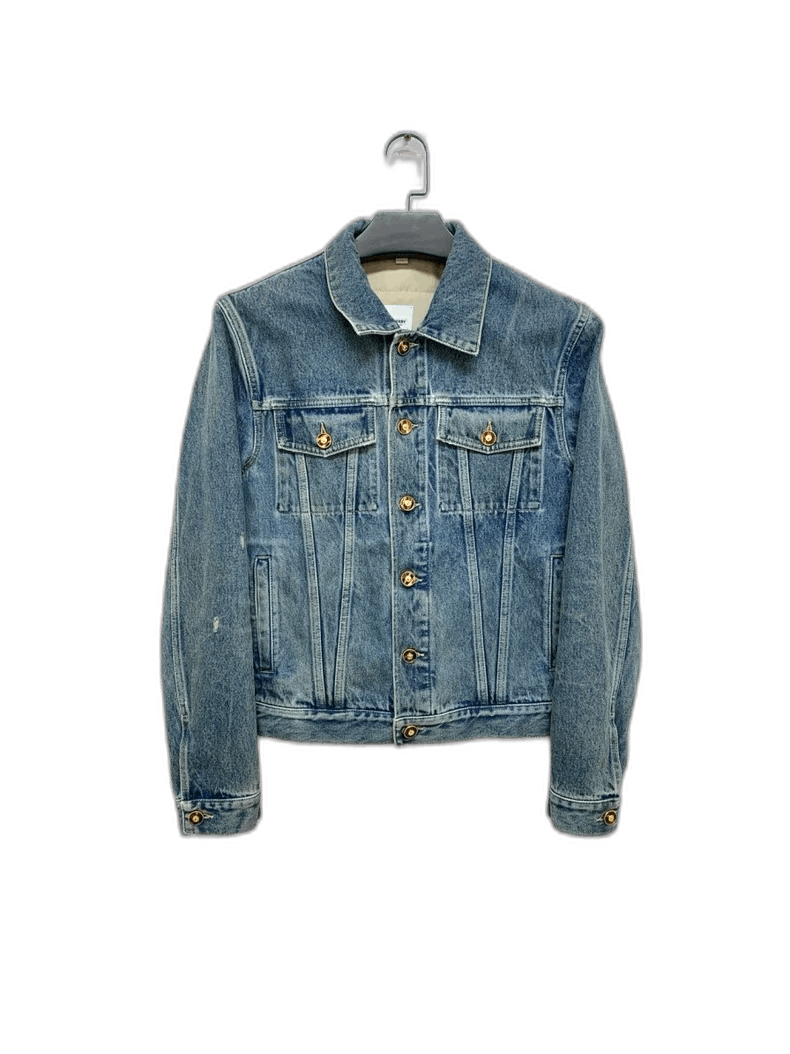Burberry Burberry Denim Jacket Size 48 Classic Style Size L / US 10 / IT 46 - 1 Thumbnail