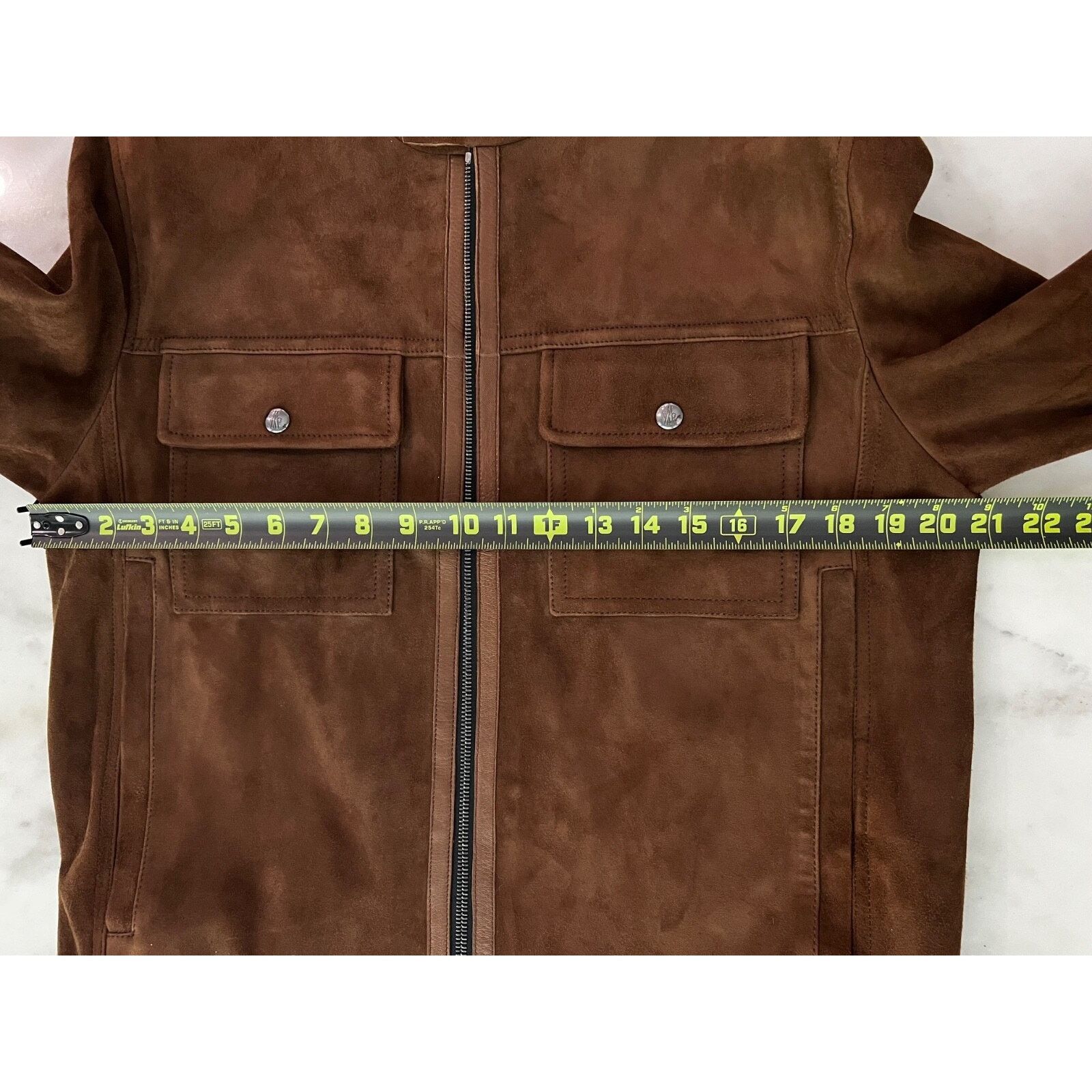 Moncler $3660 Moncler Courry Suede Biker Jacket Brown Men Size 2 NEW Size US M / EU 48-50 / 2 - 15 Thumbnail