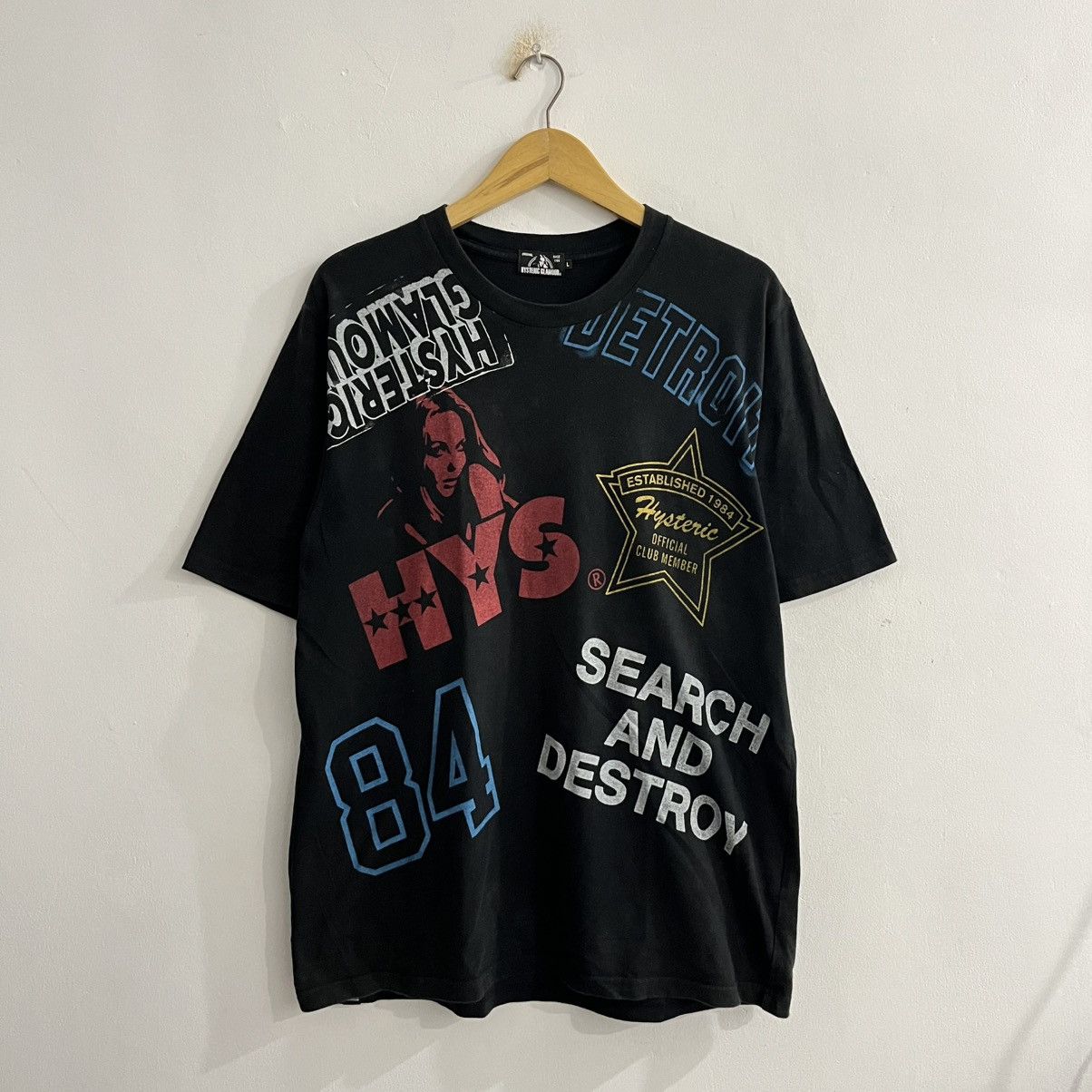 Hysteric Glamour Detroit Search And Destroy Tee