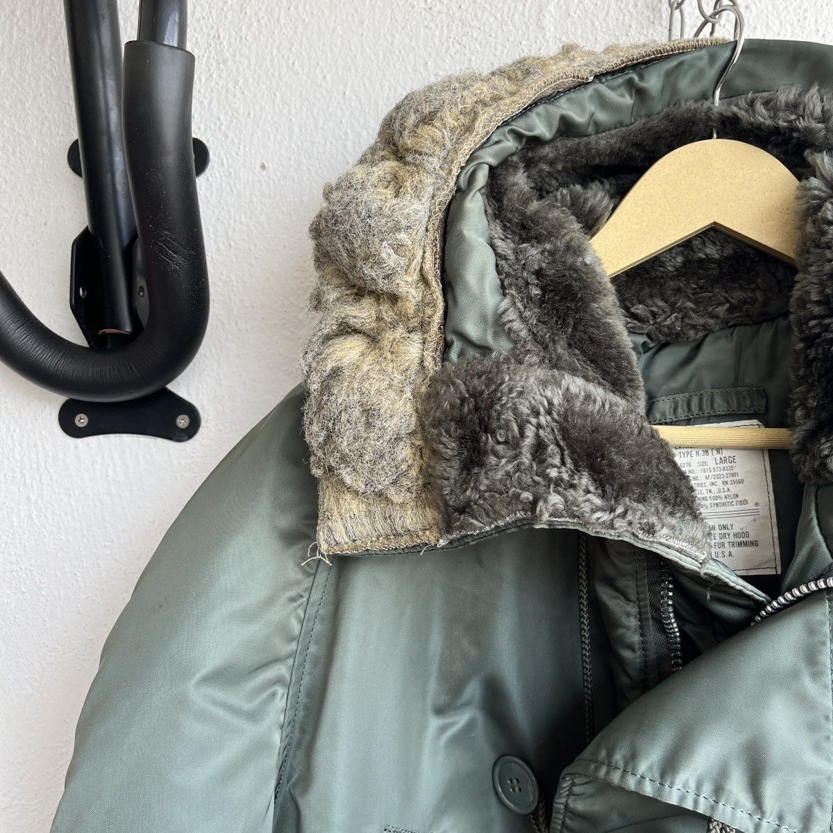 Alpha Industries × Avirex VINTAGE ALPHA INDUSTRIES AVIREX N-3B BOMBER FLIGHT JACKET Size US L / EU 52-54 / 3 - 5 Thumbnail