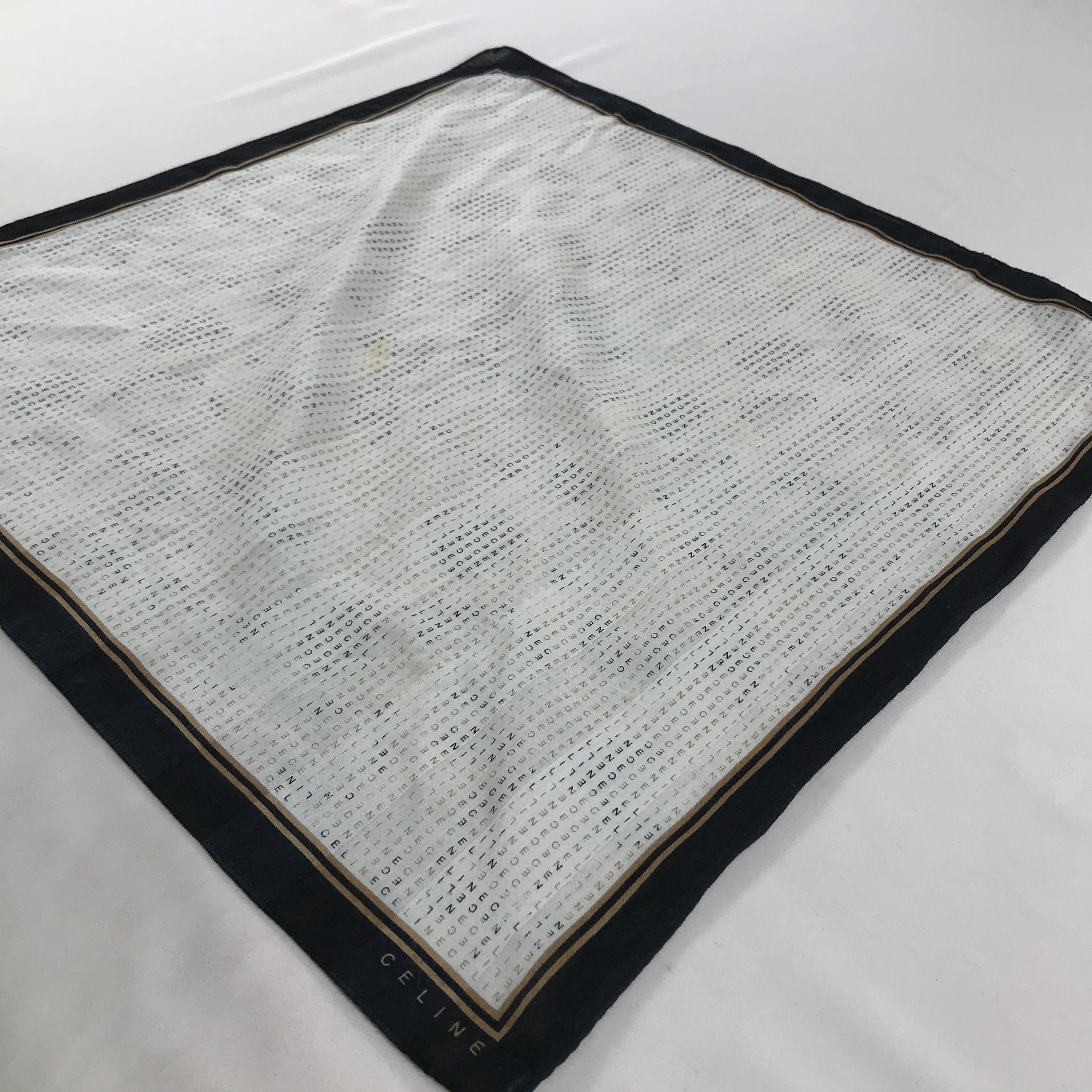 Celine × Vintage Celine Bandana / Handkerchief / Neckerchief - S1686 Size ONE SIZE - 2 Thumbnail