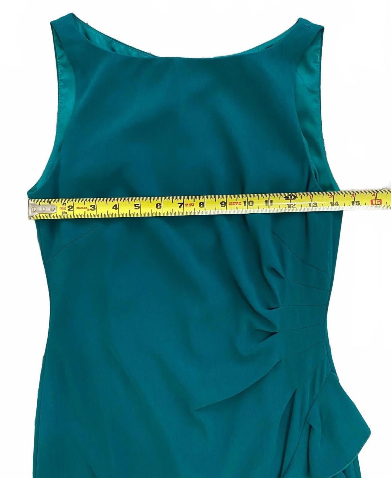 Other COAST CARE Vintage Midi Dress with Ruffles in Jade (US 8) Size M / US 6-8 / IT 42-44 - 9 Thumbnail