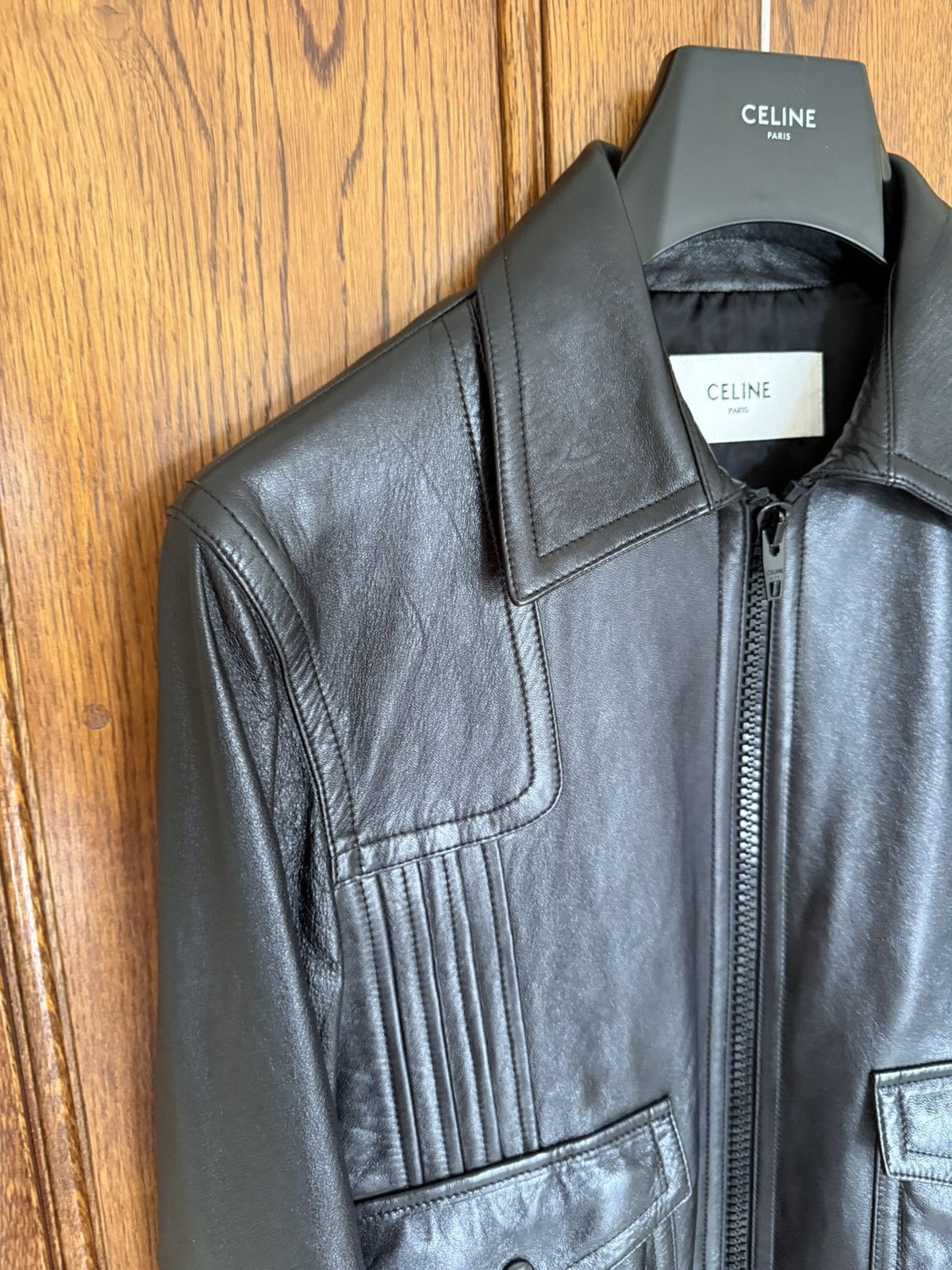 Celine Celine Paul blouson leather aviator jacket Hedi Slimane 48 Size US M / EU 48-50 / 2 - 13 Thumbnail