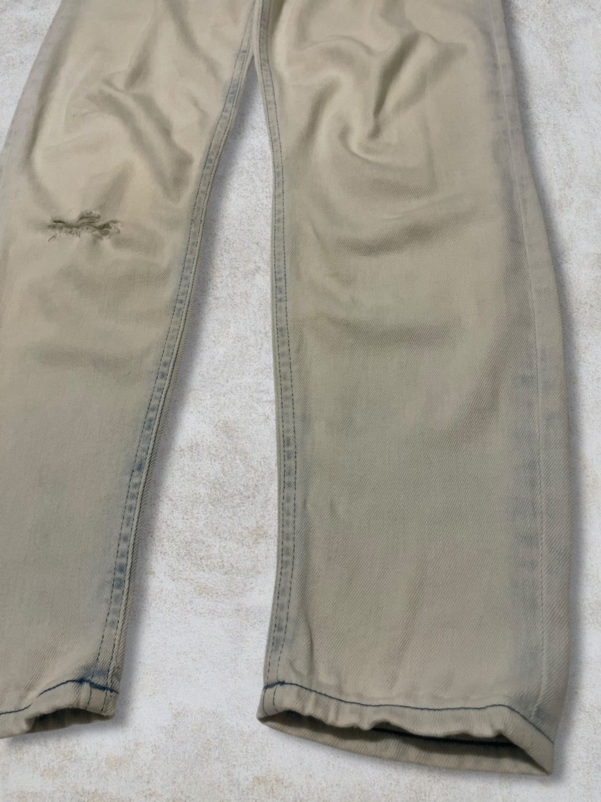 Acne Studios Acne Studios Bleached MudWash Distressed Slim Designer Jeans Size 27" / US 4 / IT 40 - 8 Thumbnail