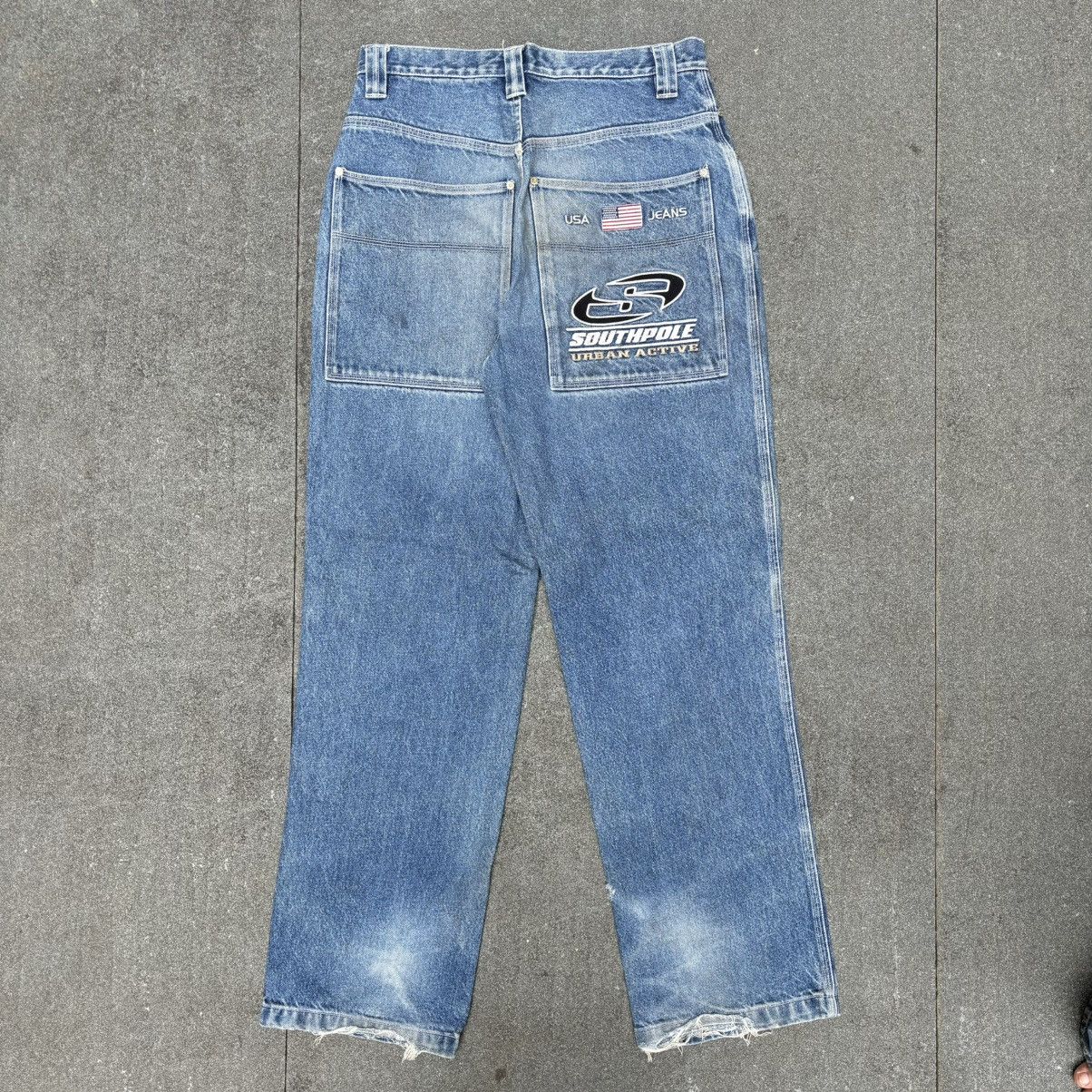 Southpole × Vintage Vintage South Pole Baggy Jeans Size US 32 / EU 48 - 1 Thumbnail